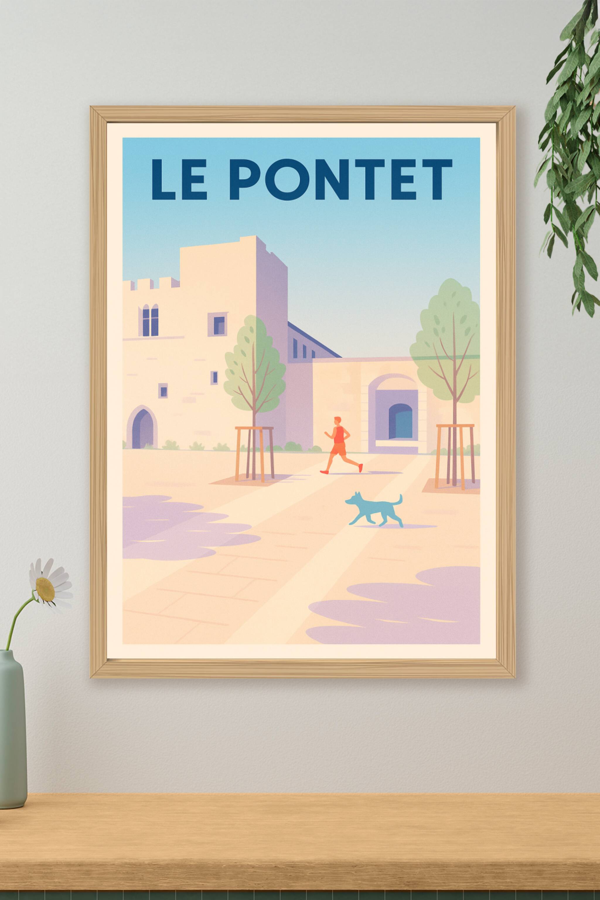 Affiche de Le Pontet - Ambiance paisible et ensoleillée