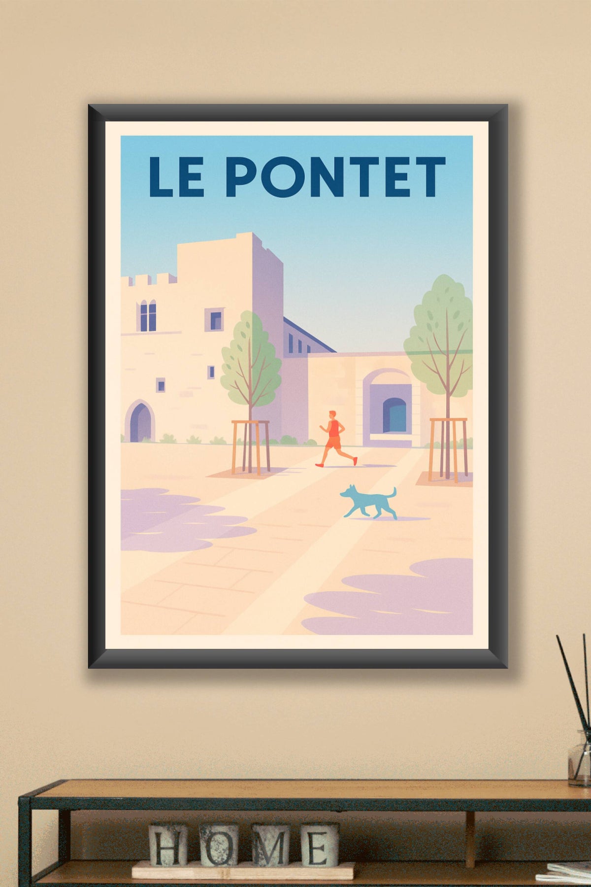 Affiche de Le Pontet - Ambiance paisible et ensoleillée