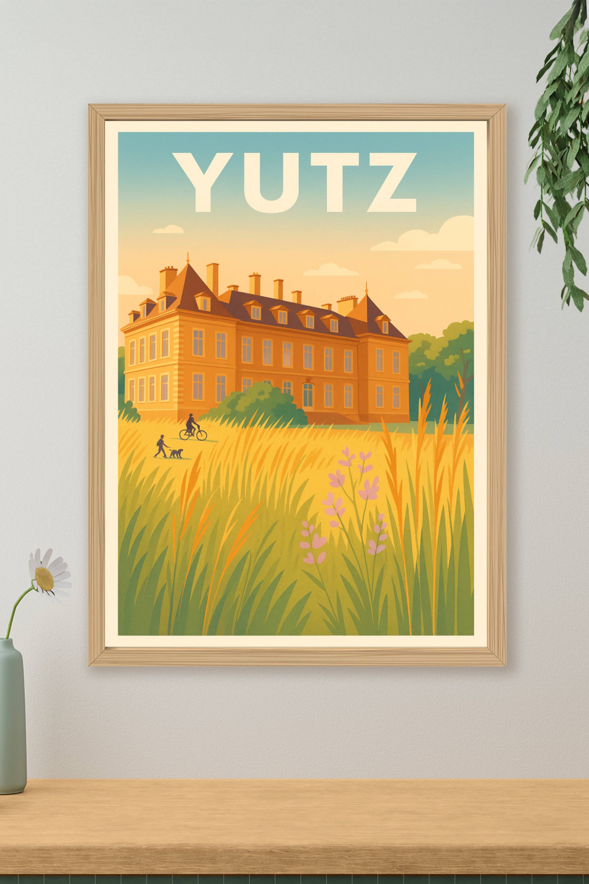 Affiche de Yutz - L'élégance champêtre d'un patrimoine préservé
