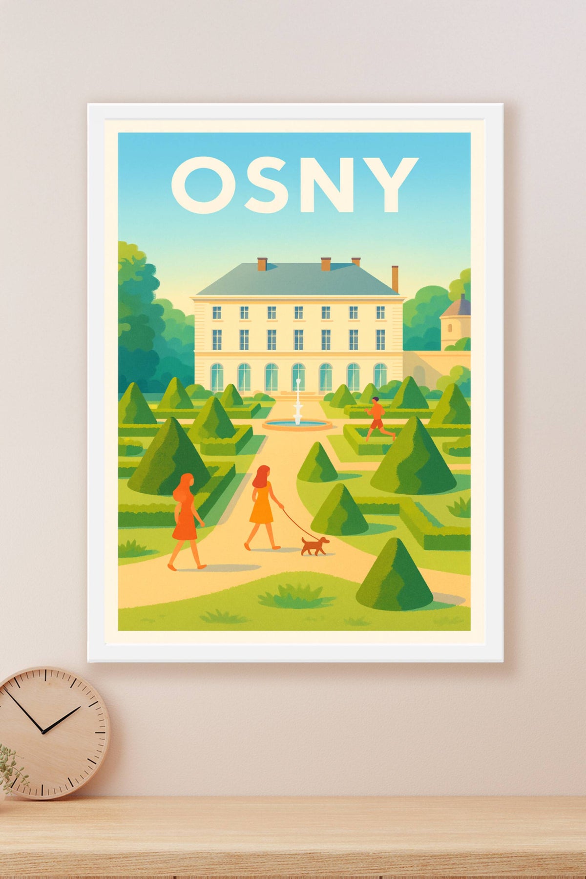 Affiche de Osny - L'élégance d'un parc à la française