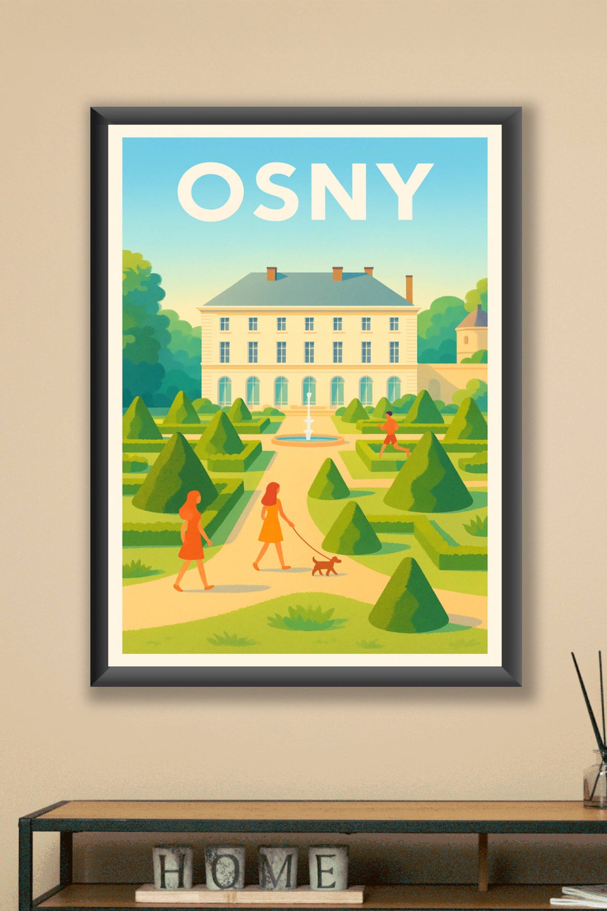 Affiche de Osny - L'élégance d'un parc à la française