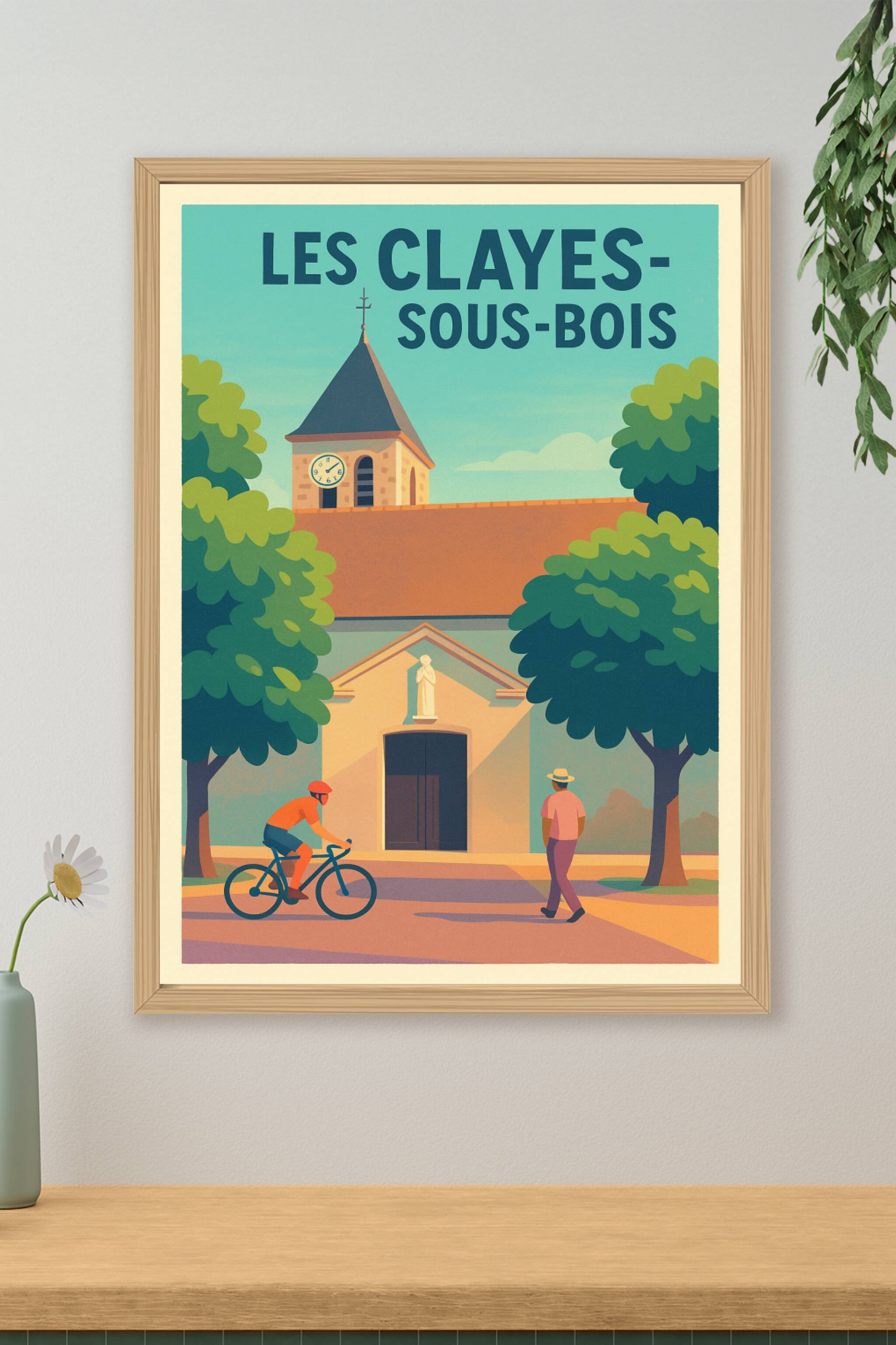 Affiche de Les Clayes-sous-Bois - Charme paisible au cœur du village