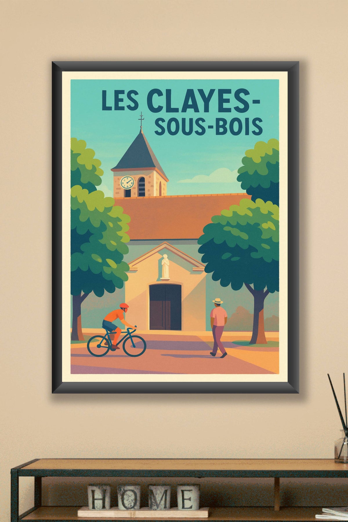 Affiche de Les Clayes-sous-Bois - Charme paisible au cœur du village