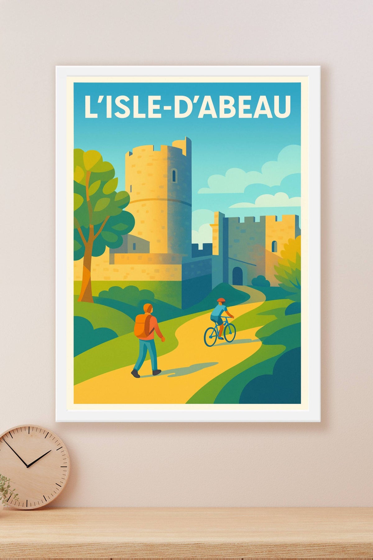 Affiche de L'Isle-d'Abeau - Découvrez l'histoire en pleine nature