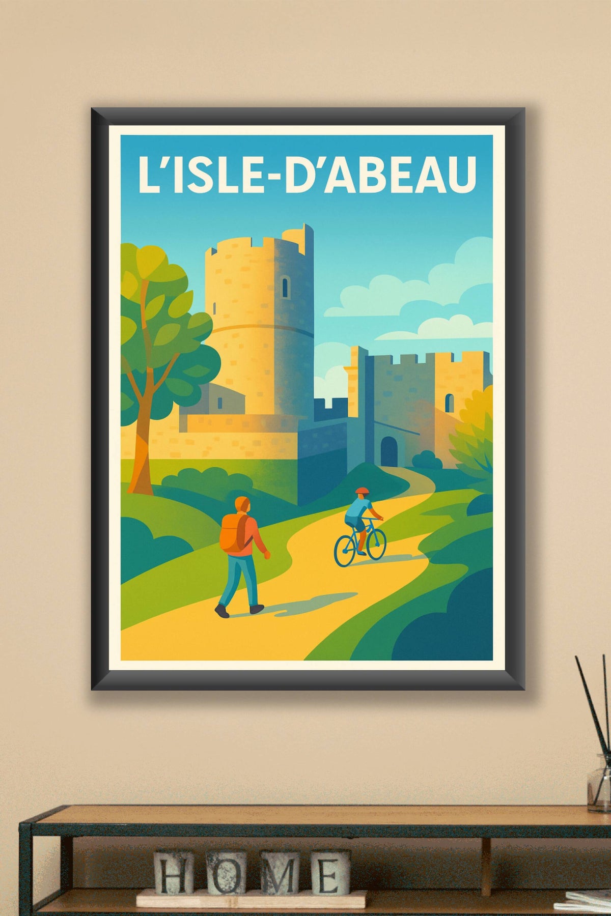 Affiche de L'Isle-d'Abeau - Découvrez l'histoire en pleine nature
