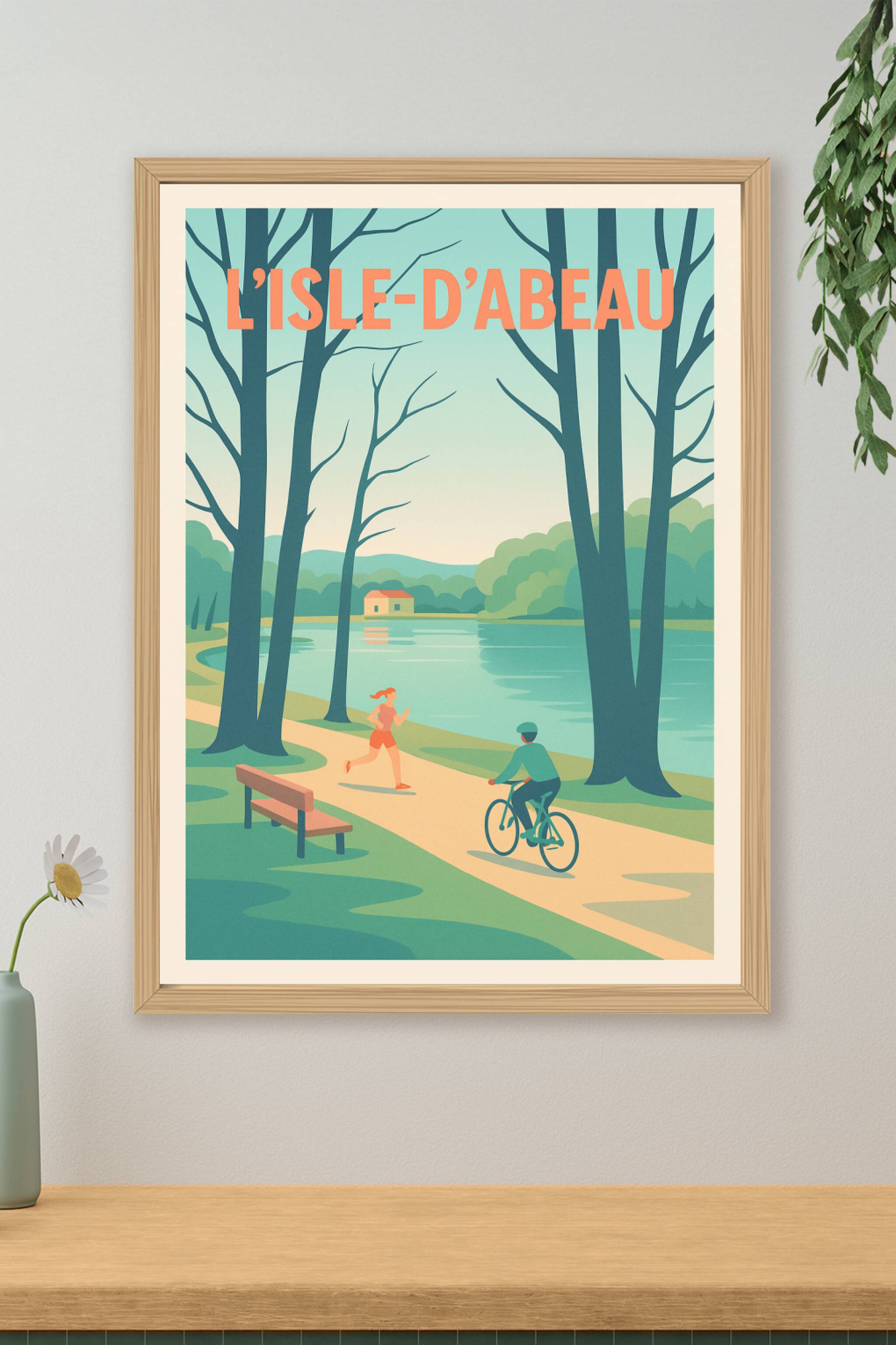 Affiche de L'Isle-d'Abeau - Promenade ressourçante au bord de l'eau