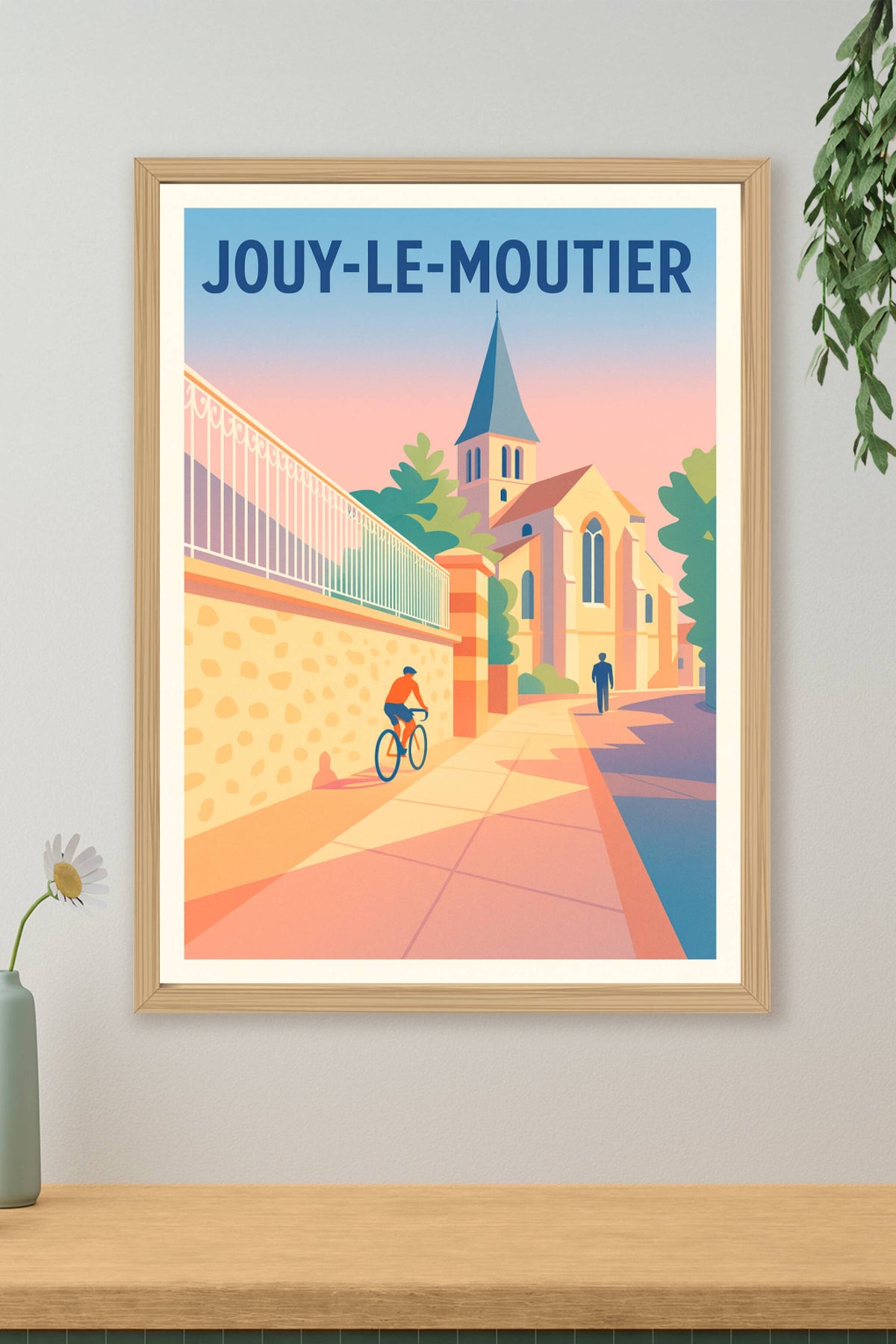 Affiche de Jouy-le-Moutier - Balade en douceur au cœur de la ville
