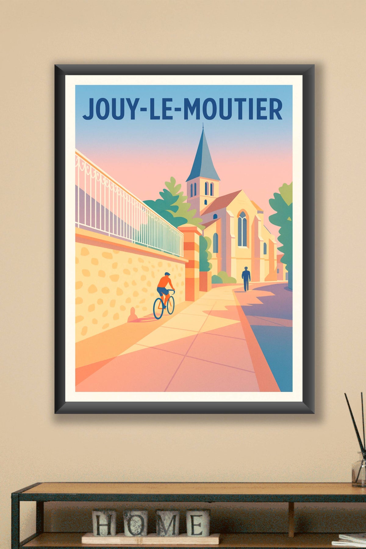 Affiche de Jouy-le-Moutier - Balade en douceur au cœur de la ville