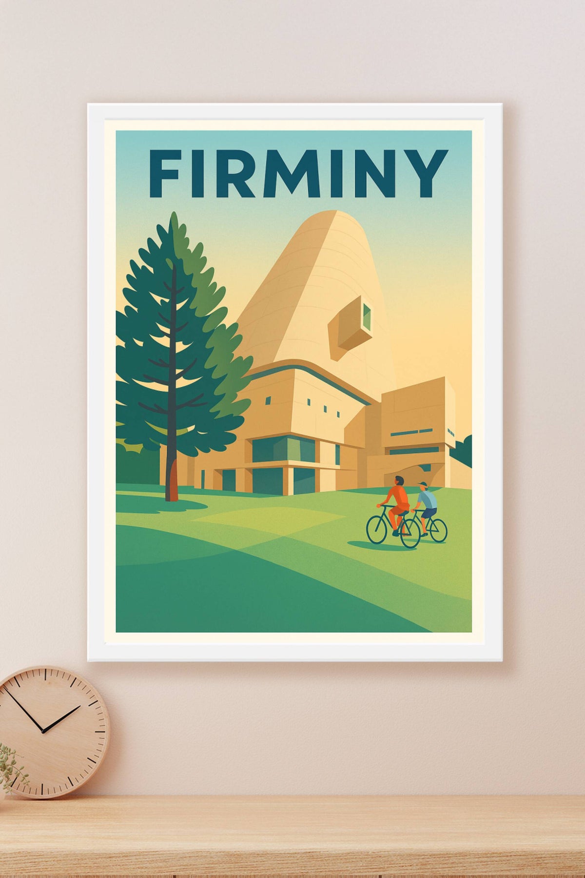 Affiche de Firminy - L’Architecture Moderne au Cœur de la Ville