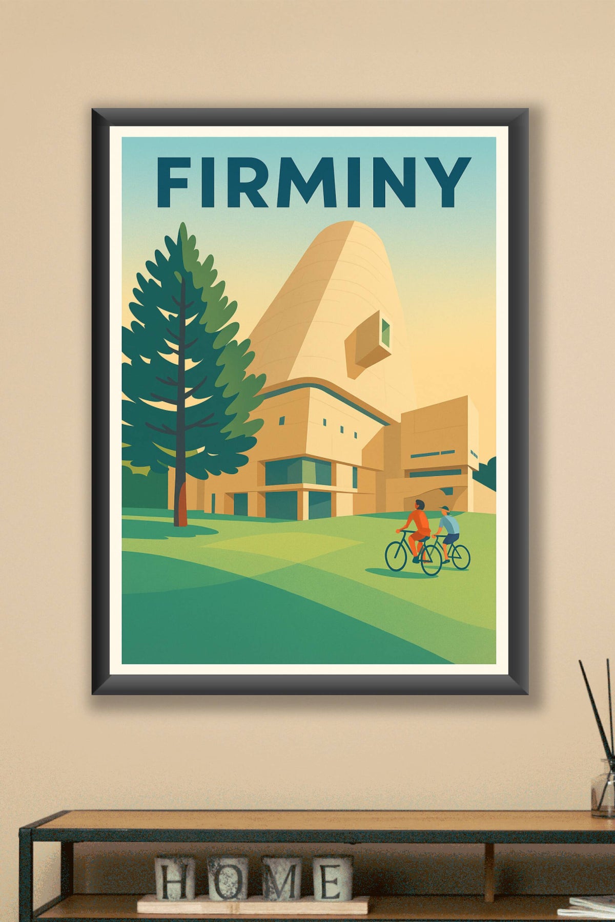 Affiche de Firminy - L’Architecture Moderne au Cœur de la Ville