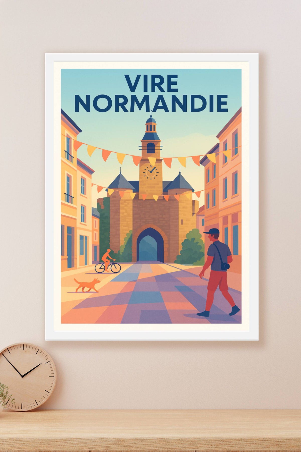 Affiche de Vire Normandie - Charme historique et ambiance paisible