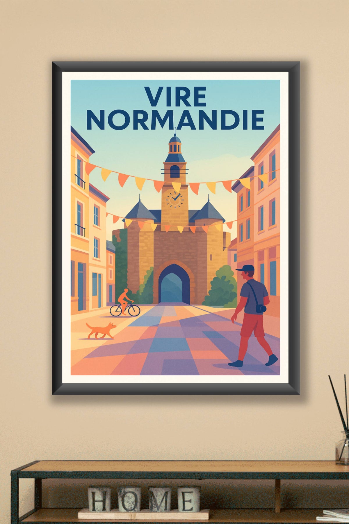 Affiche de Vire Normandie - Charme historique et ambiance paisible