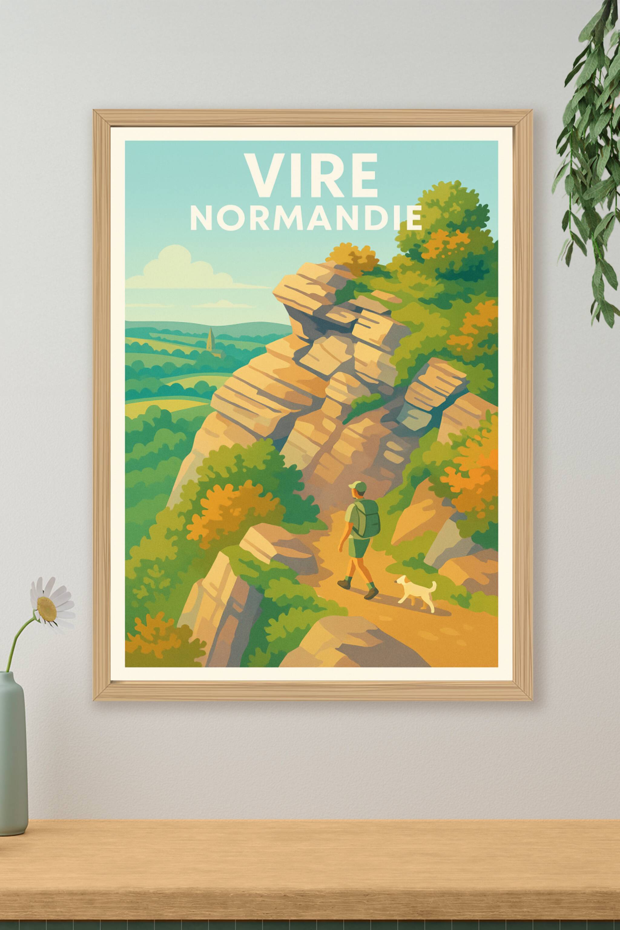 Affiche de Vire - Évasion nature en Normandie