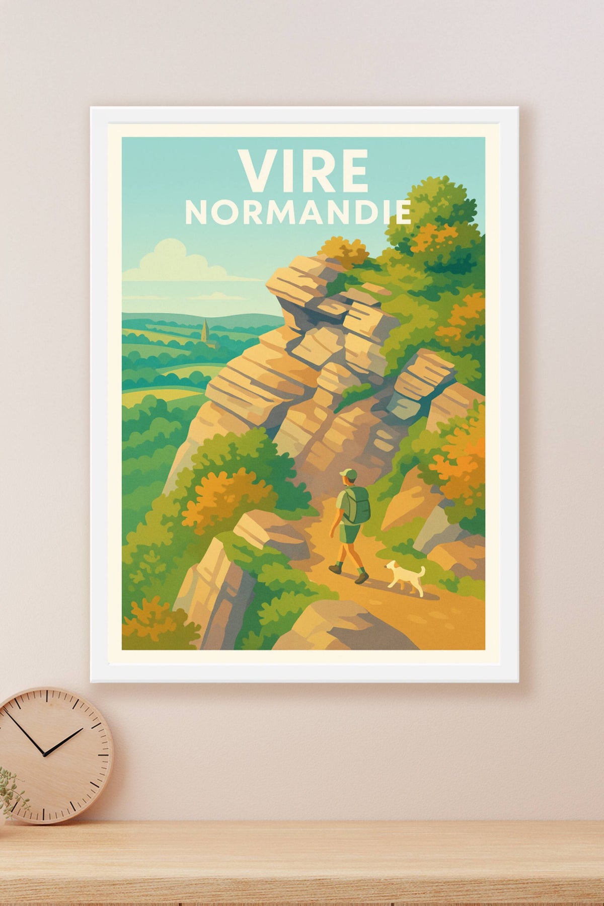 Affiche de Vire - Évasion nature en Normandie
