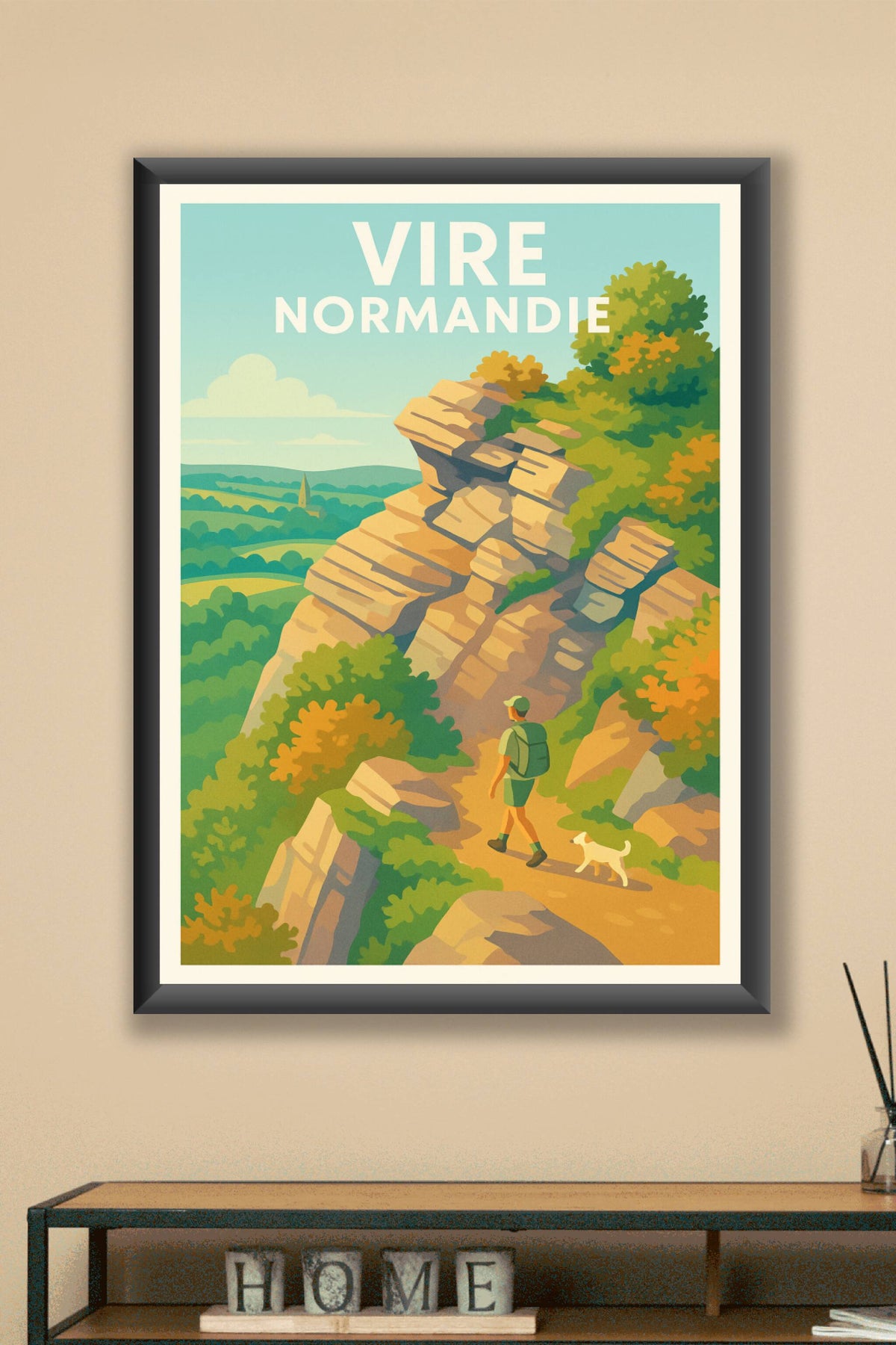 Affiche de Vire - Évasion nature en Normandie