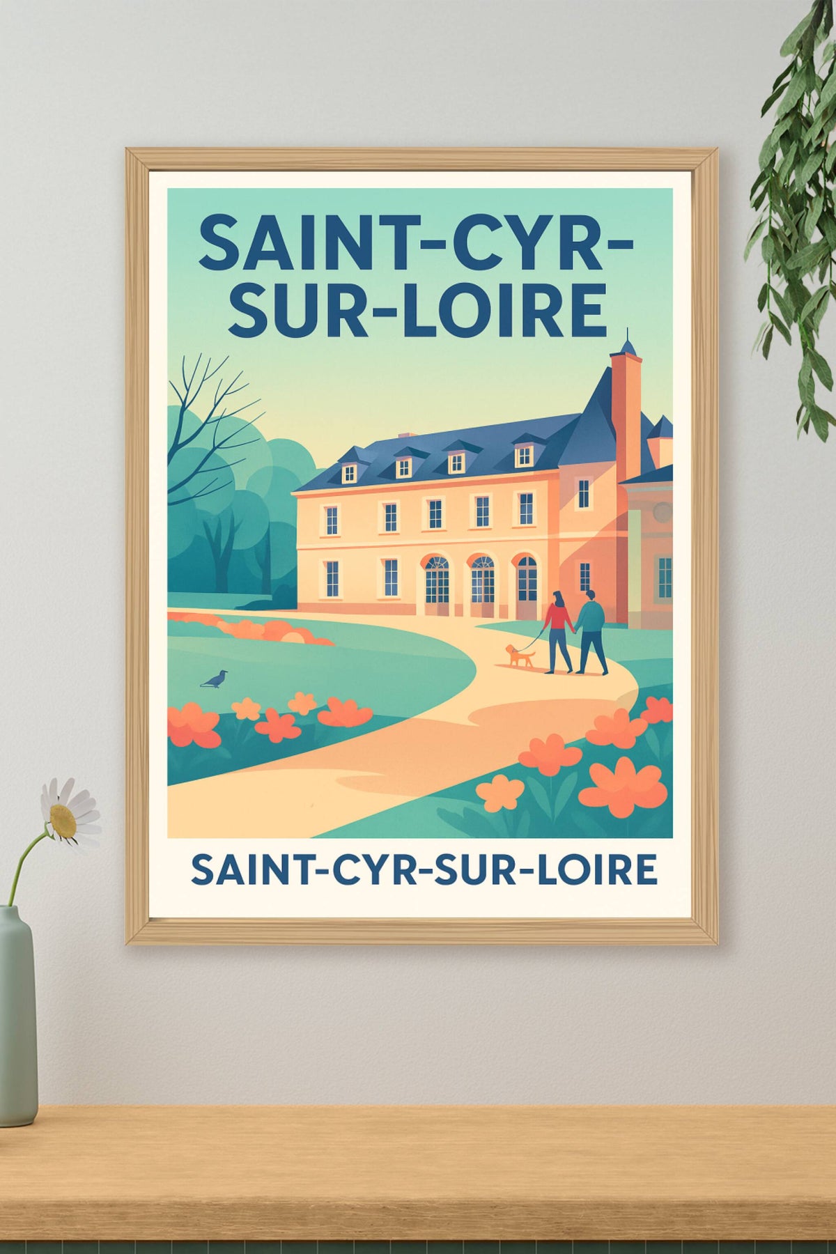 Affiche de Saint-Cyr-sur-Loire - Charme et sérénité au fil de la Loire