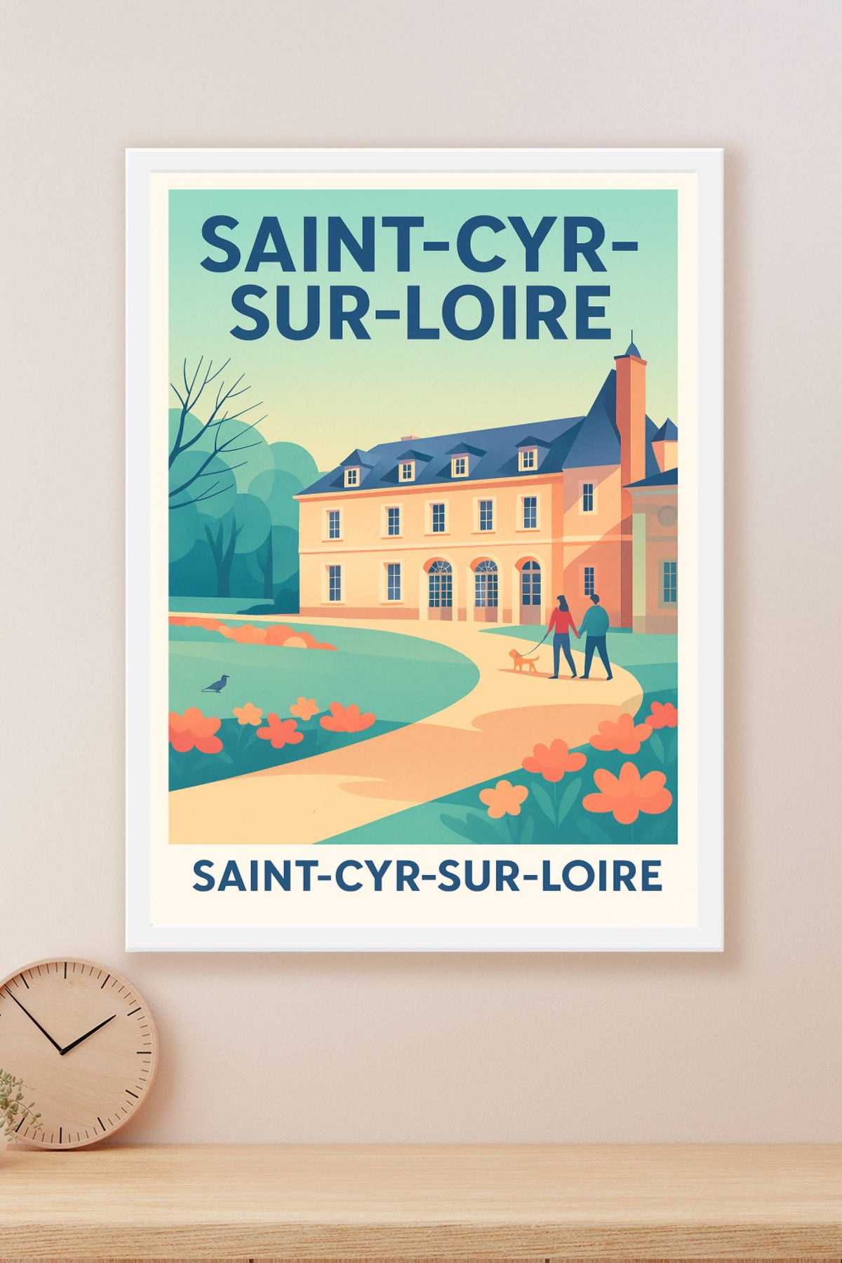 Affiche de Saint-Cyr-sur-Loire - Charme et sérénité au fil de la Loire