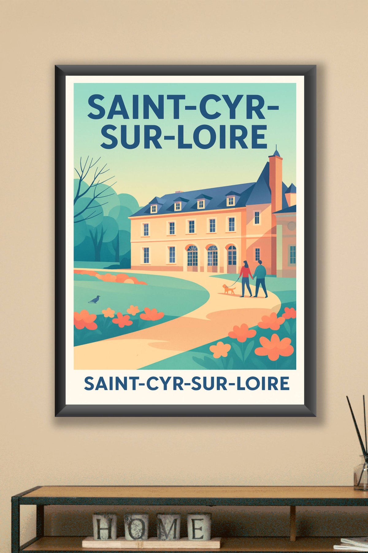 Affiche de Saint-Cyr-sur-Loire - Charme et sérénité au fil de la Loire