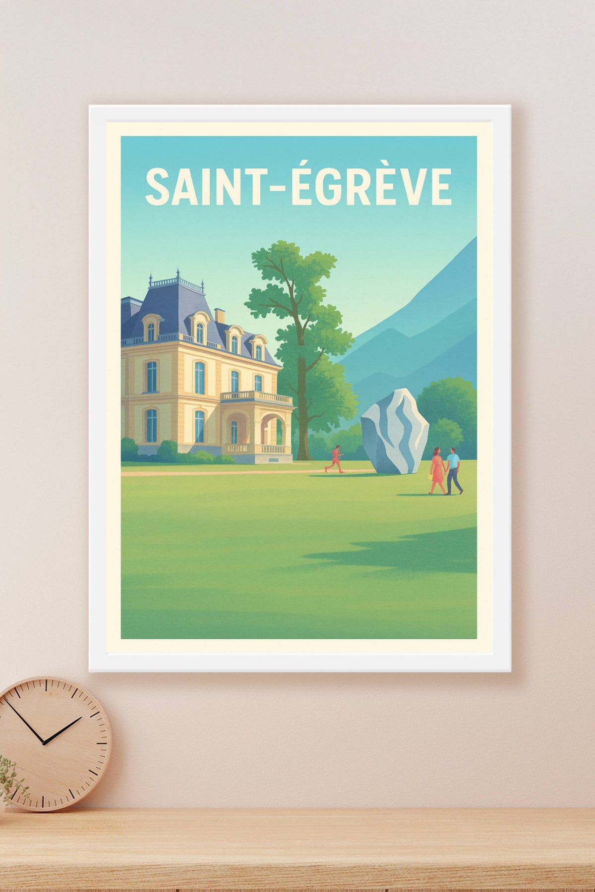Affiche de Saint-Égrève - Élégance et nature au pied des montagnes