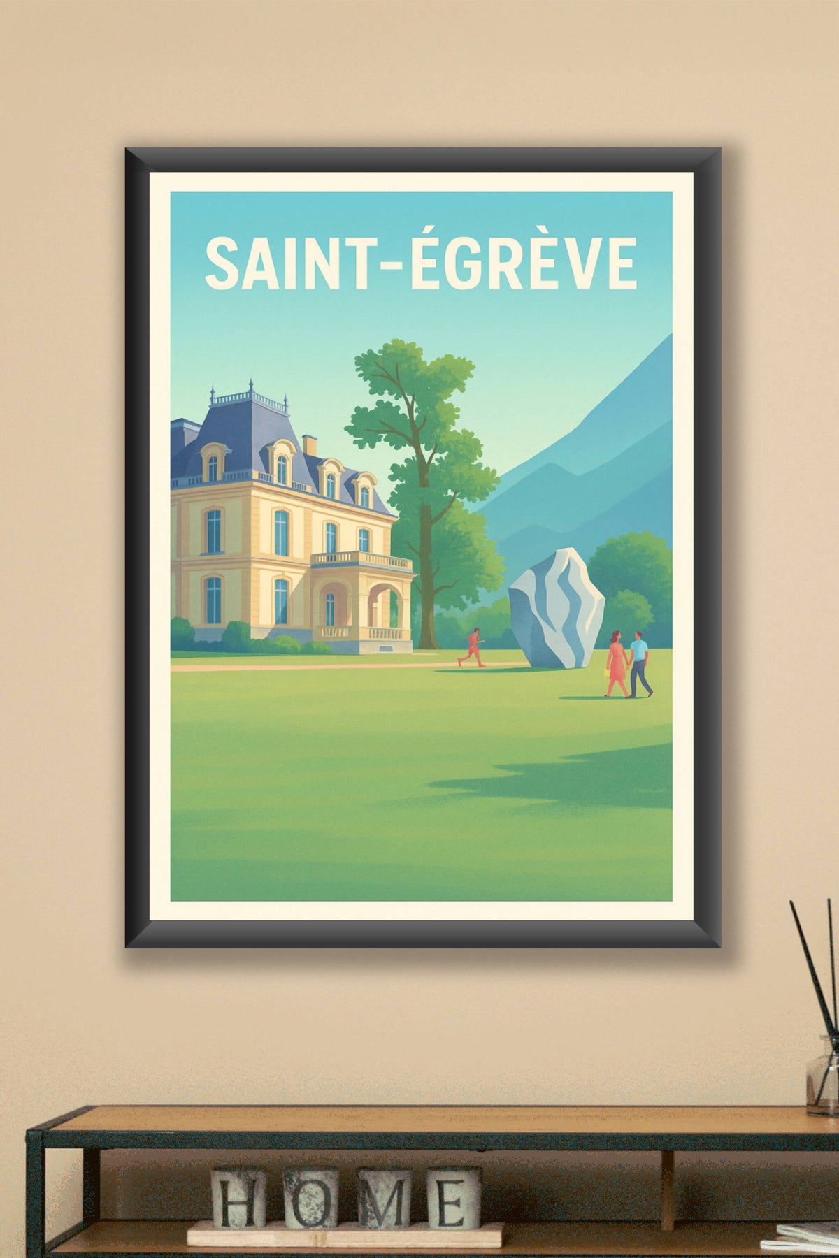 Affiche de Saint-Égrève - Élégance et nature au pied des montagnes