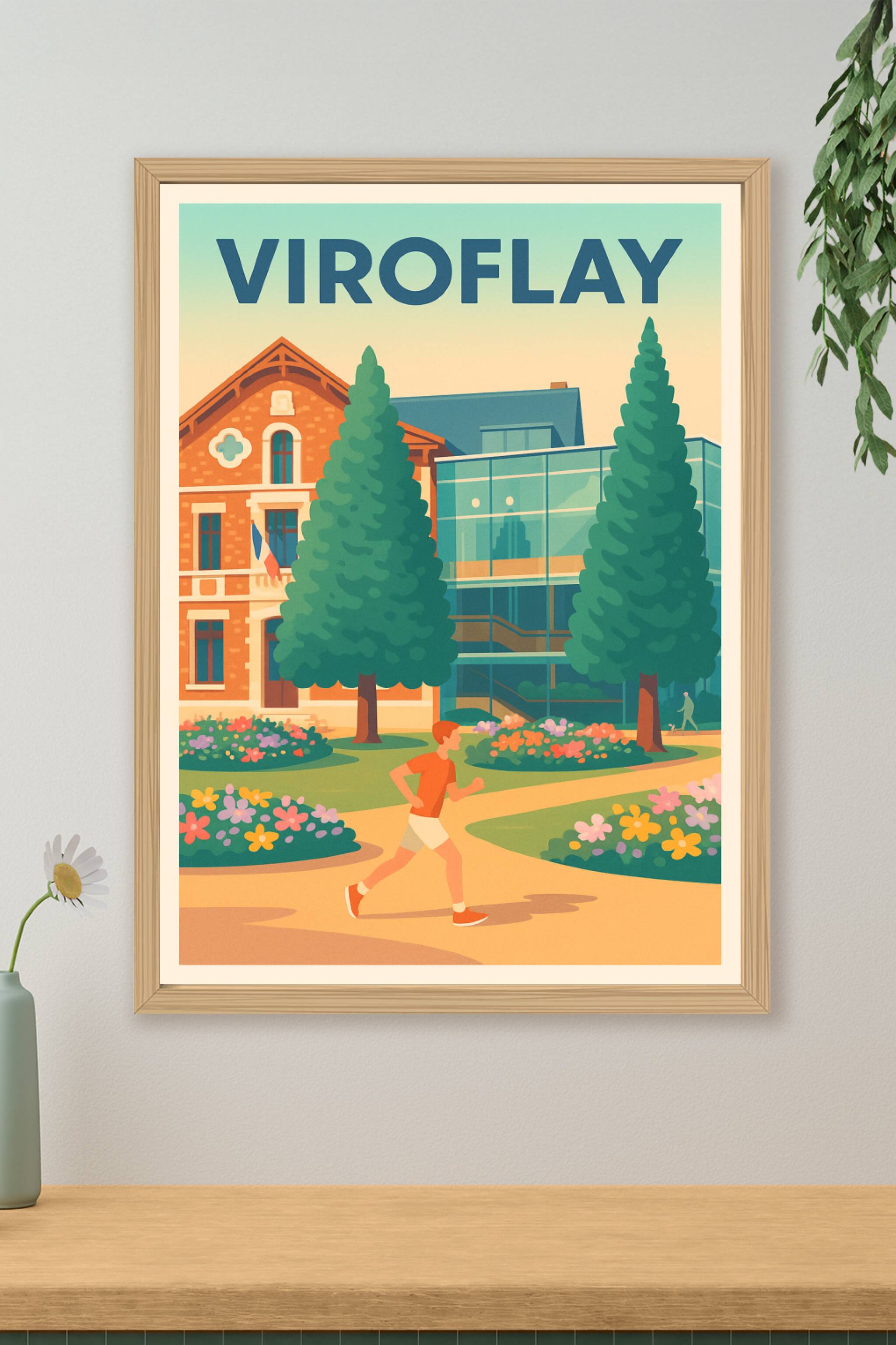 Affiche de Viroflay - Harmonie entre tradition et modernité