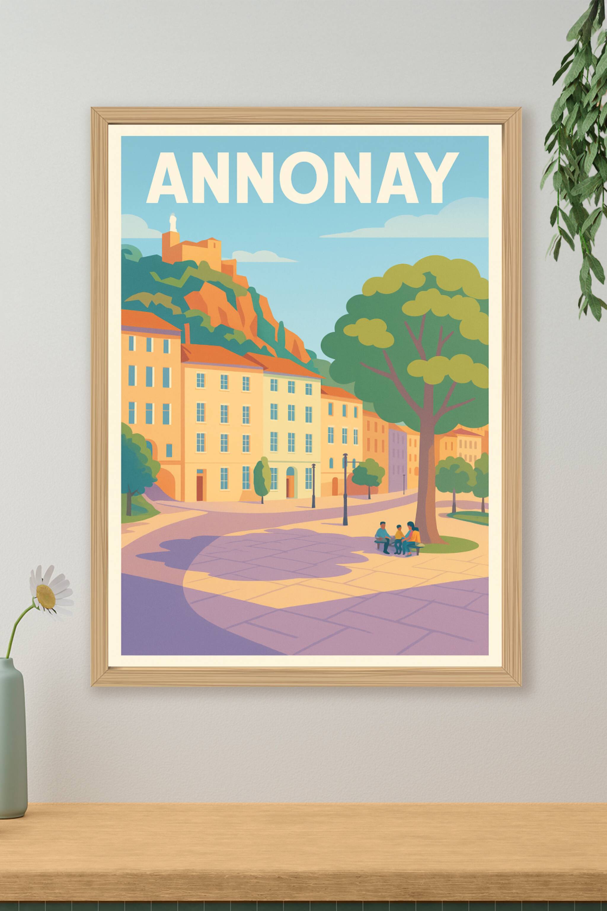Affiche de Annonay - Charme et douceur en Rhône-Alpes