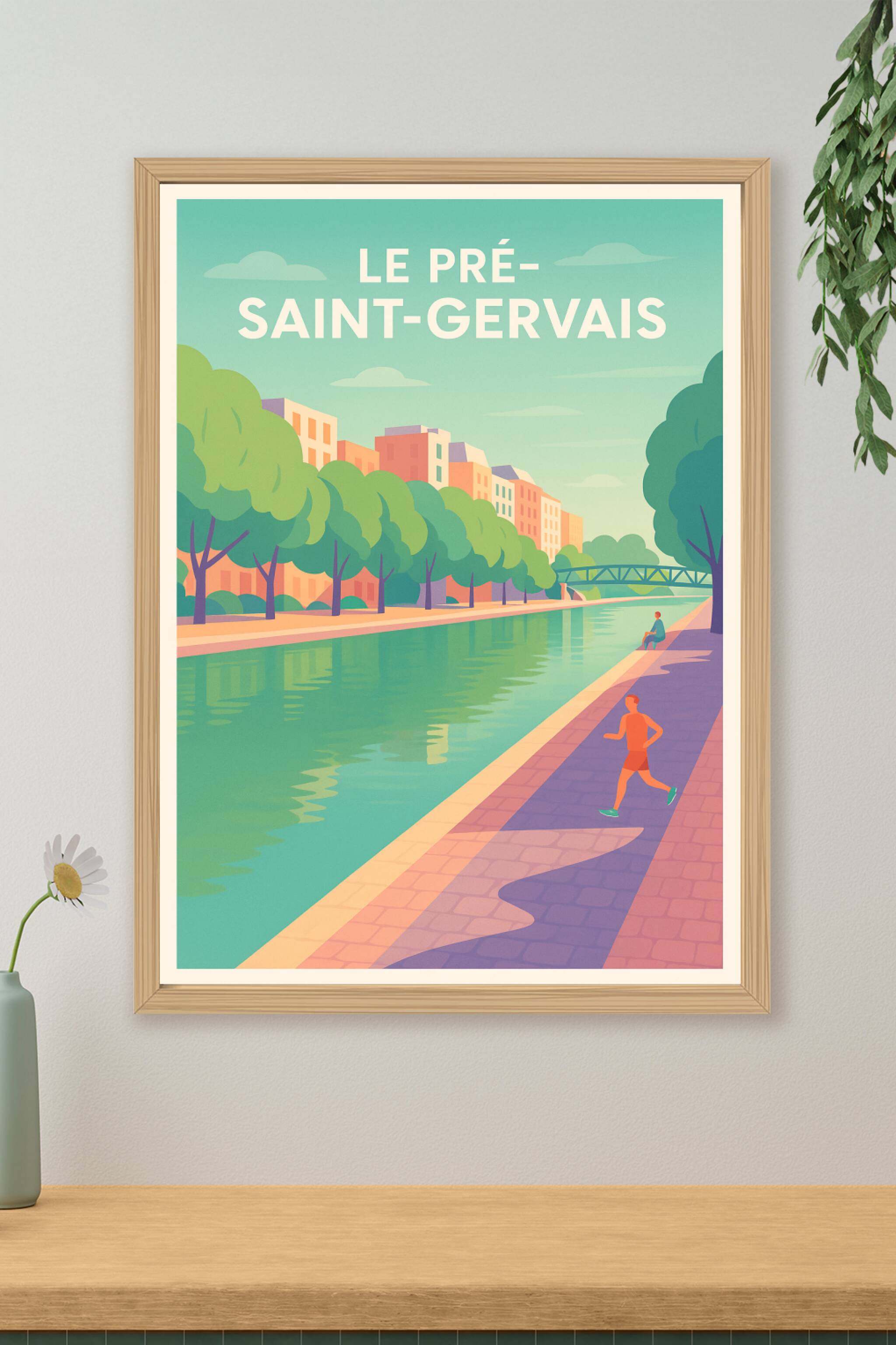 Affiche de Le Pré-Saint-Gervais - Sérénité au bord de l'eau