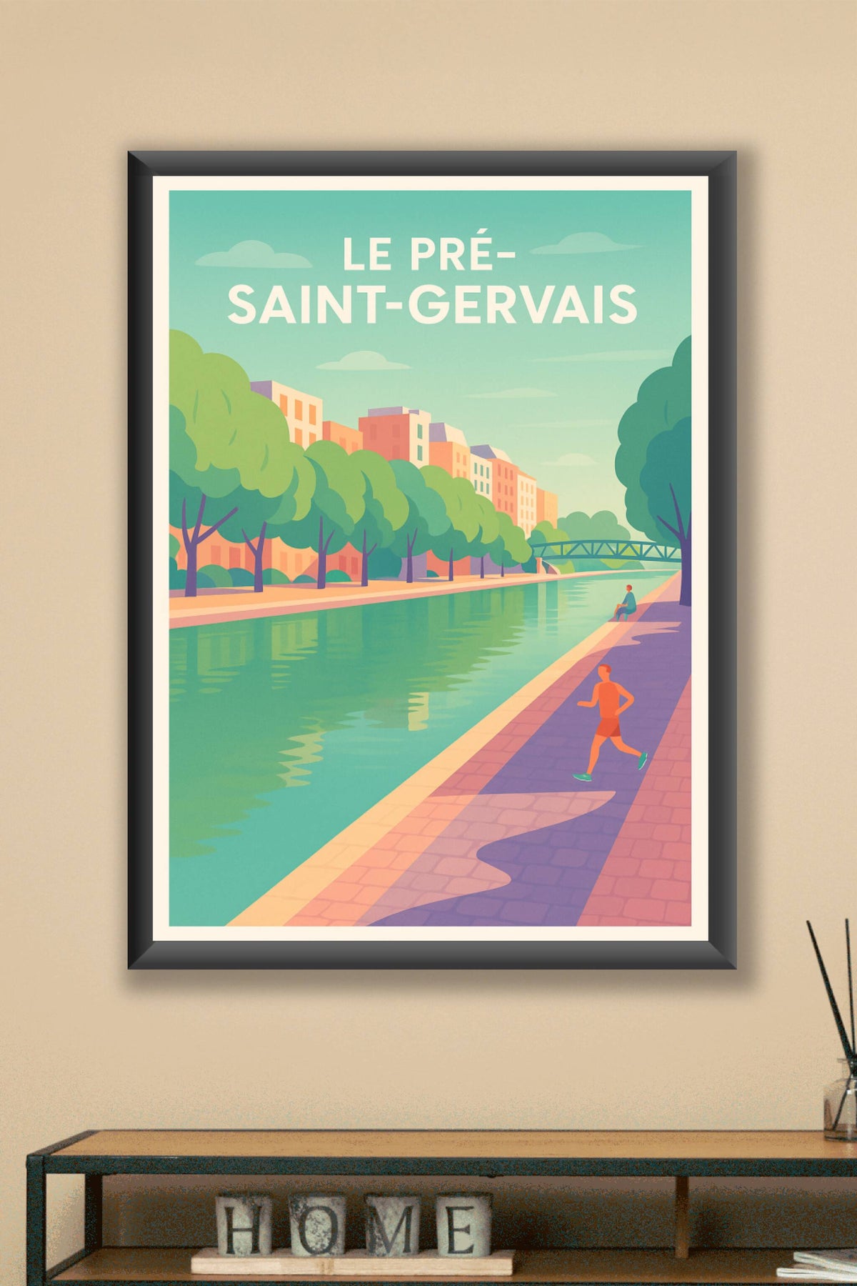 Affiche de Le Pré-Saint-Gervais - Sérénité au bord de l'eau