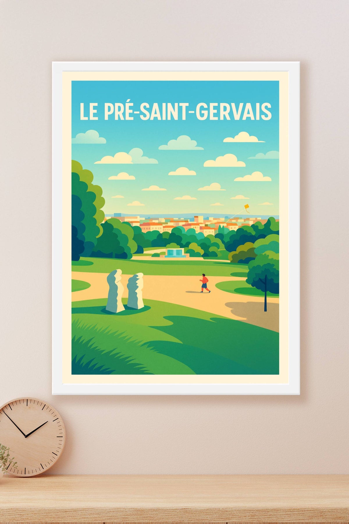 Affiche de Le Pré-Saint-Gervais - Évasion urbaine verdoyante