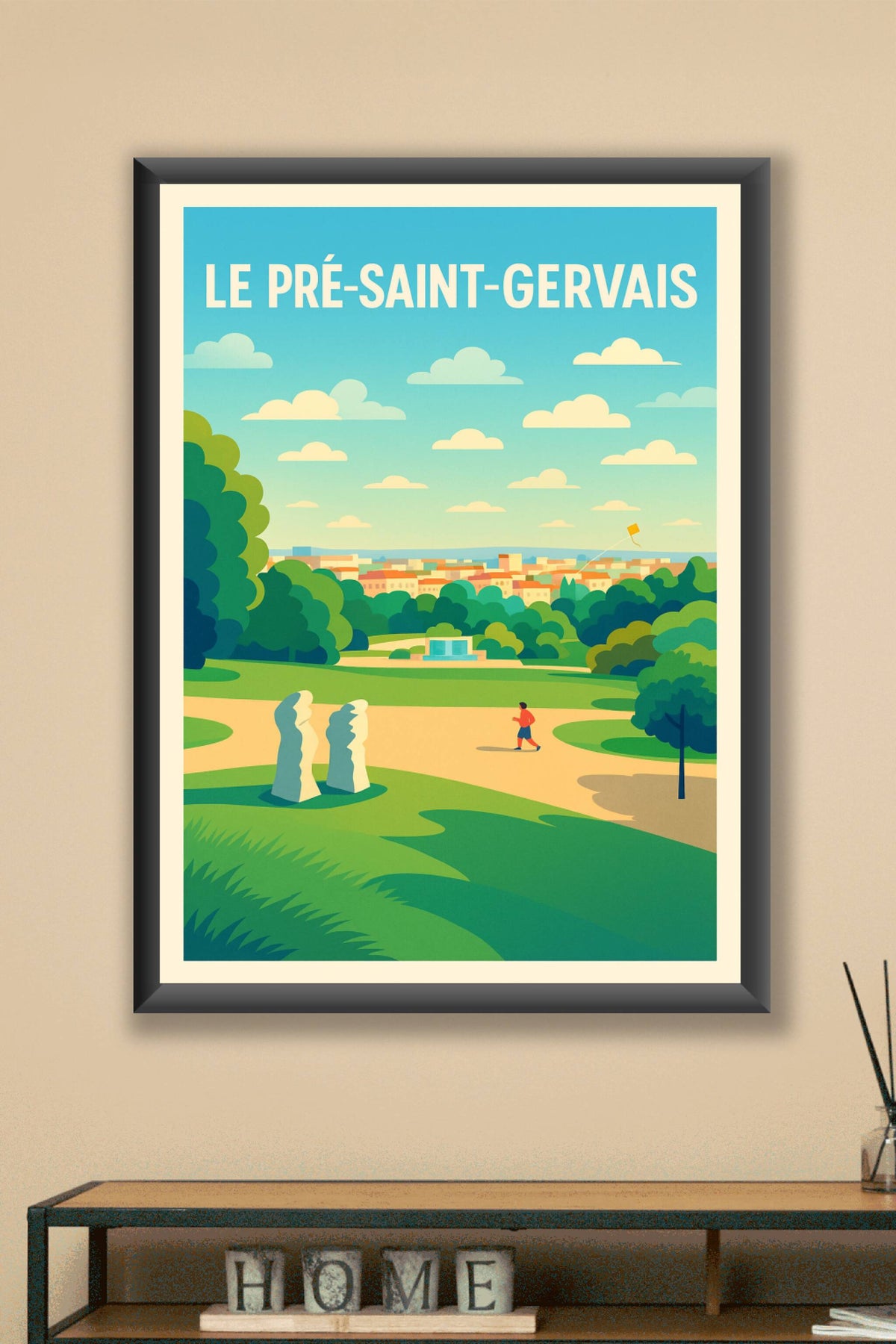 Affiche de Le Pré-Saint-Gervais - Évasion urbaine verdoyante