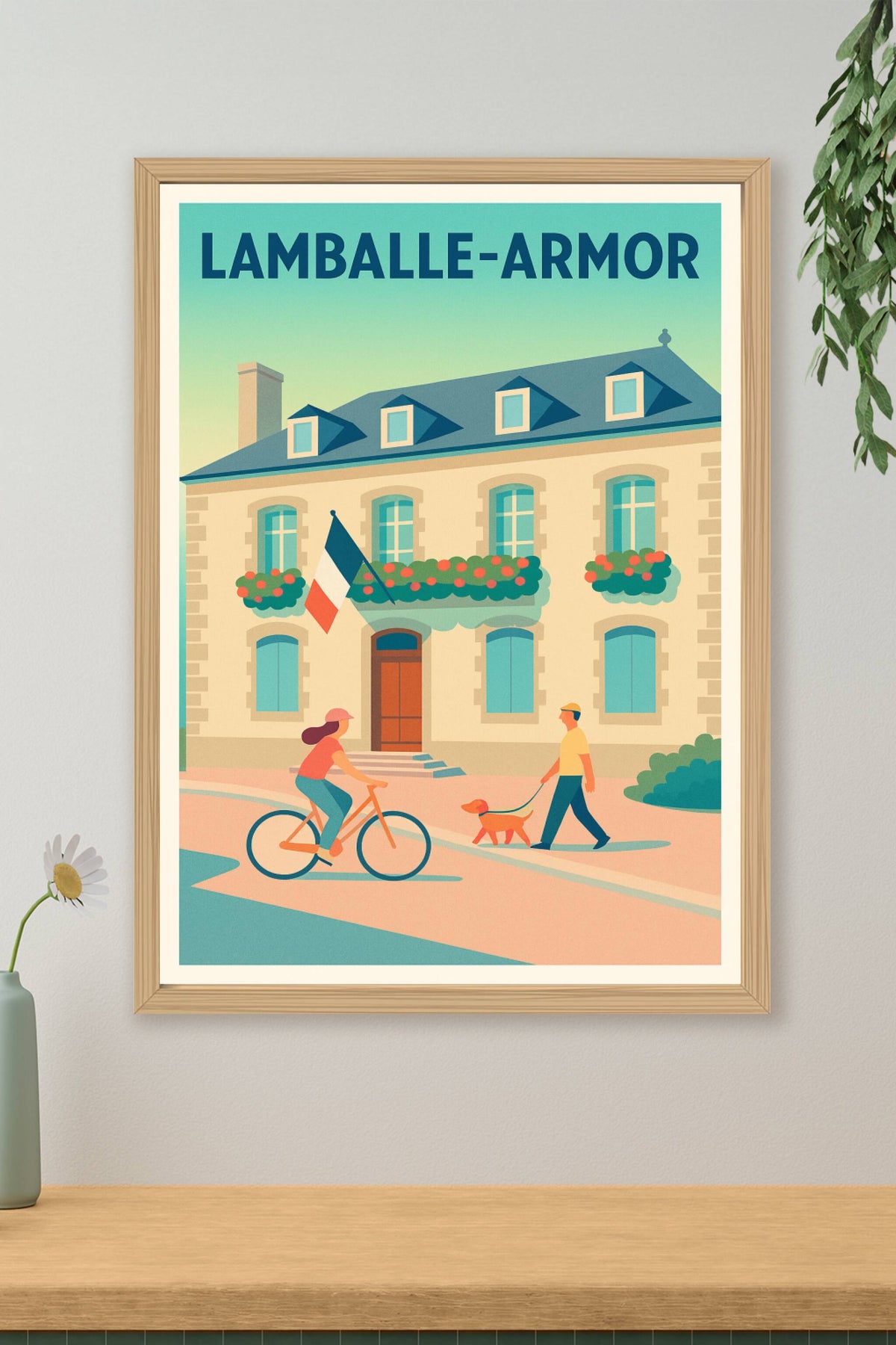 Affiche de Lamballe-Armor - Charme et douceur de vie bretonne
