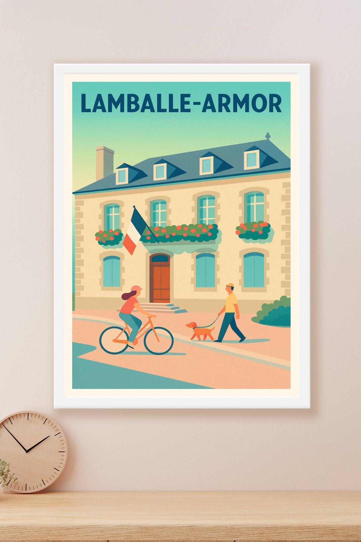 Affiche de Lamballe-Armor - Charme et douceur de vie bretonne