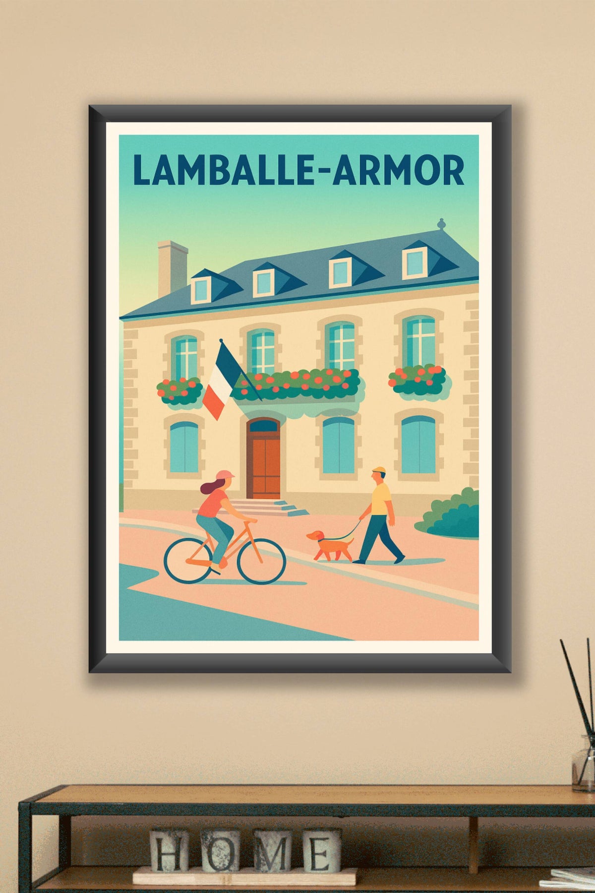 Affiche de Lamballe-Armor - Charme et douceur de vie bretonne