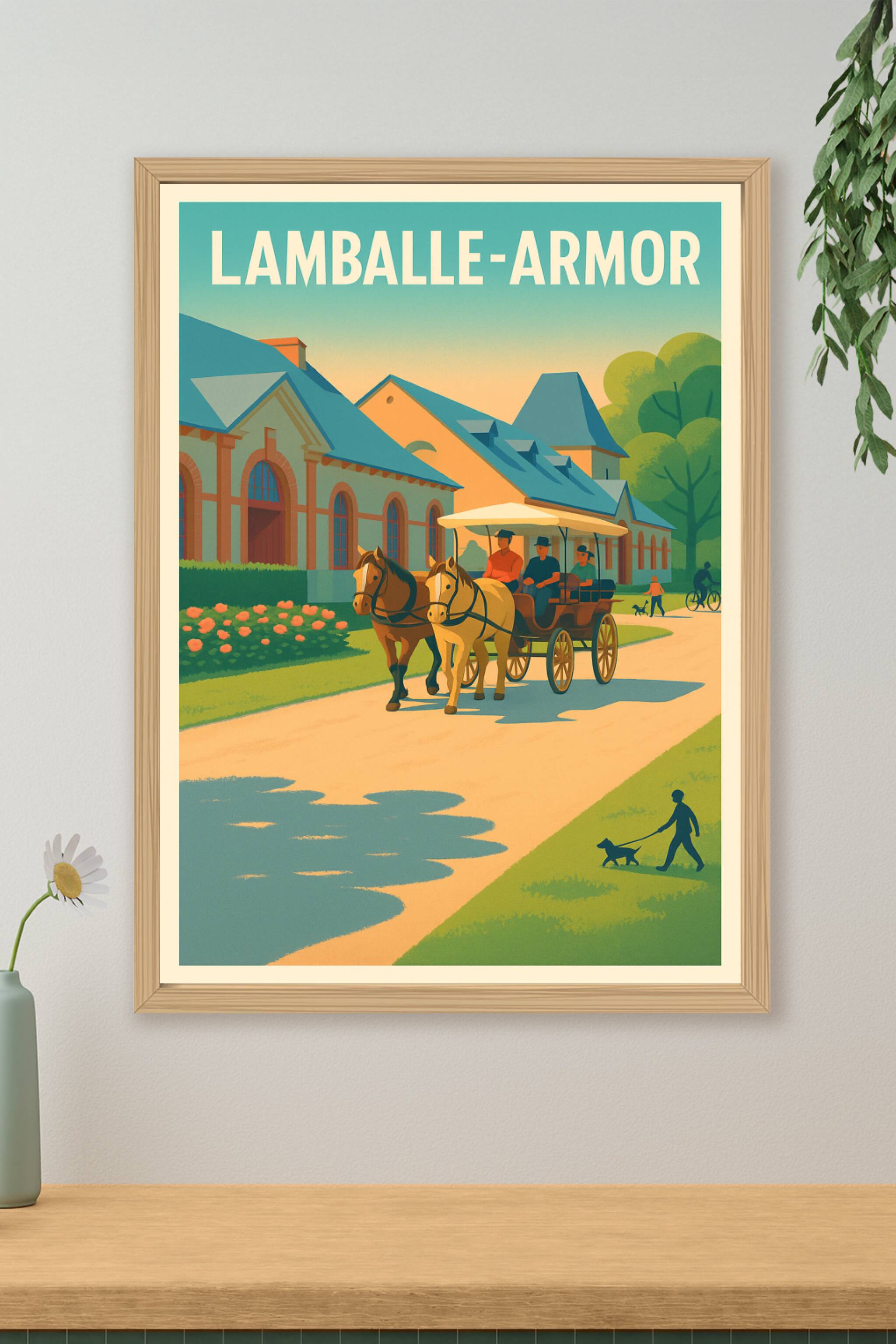 Affiche de Lamballe-Armor - Charme et tradition bretonne