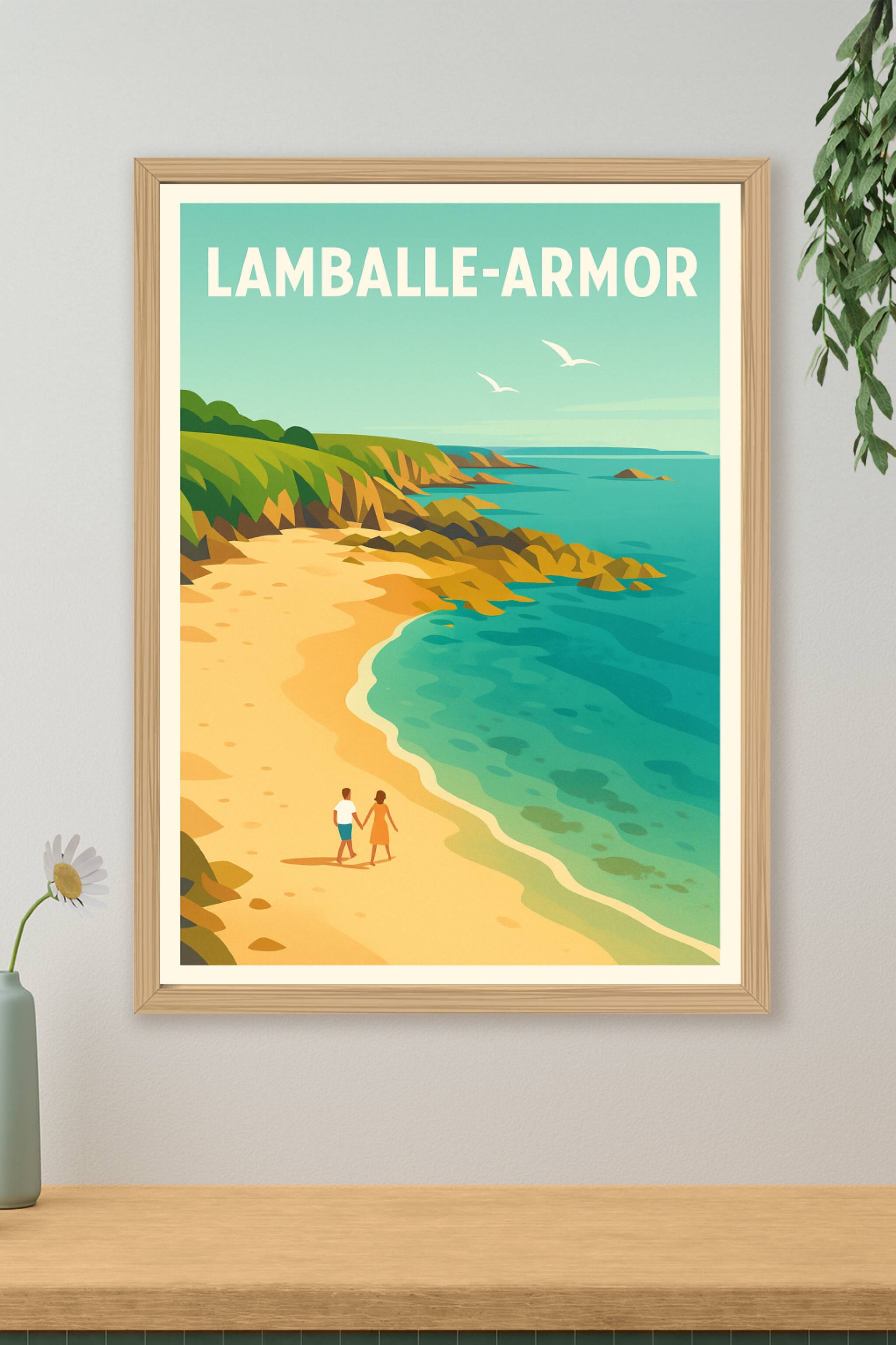 Affiche de Lamballe-Armor - Douceur bretonne en bord de mer