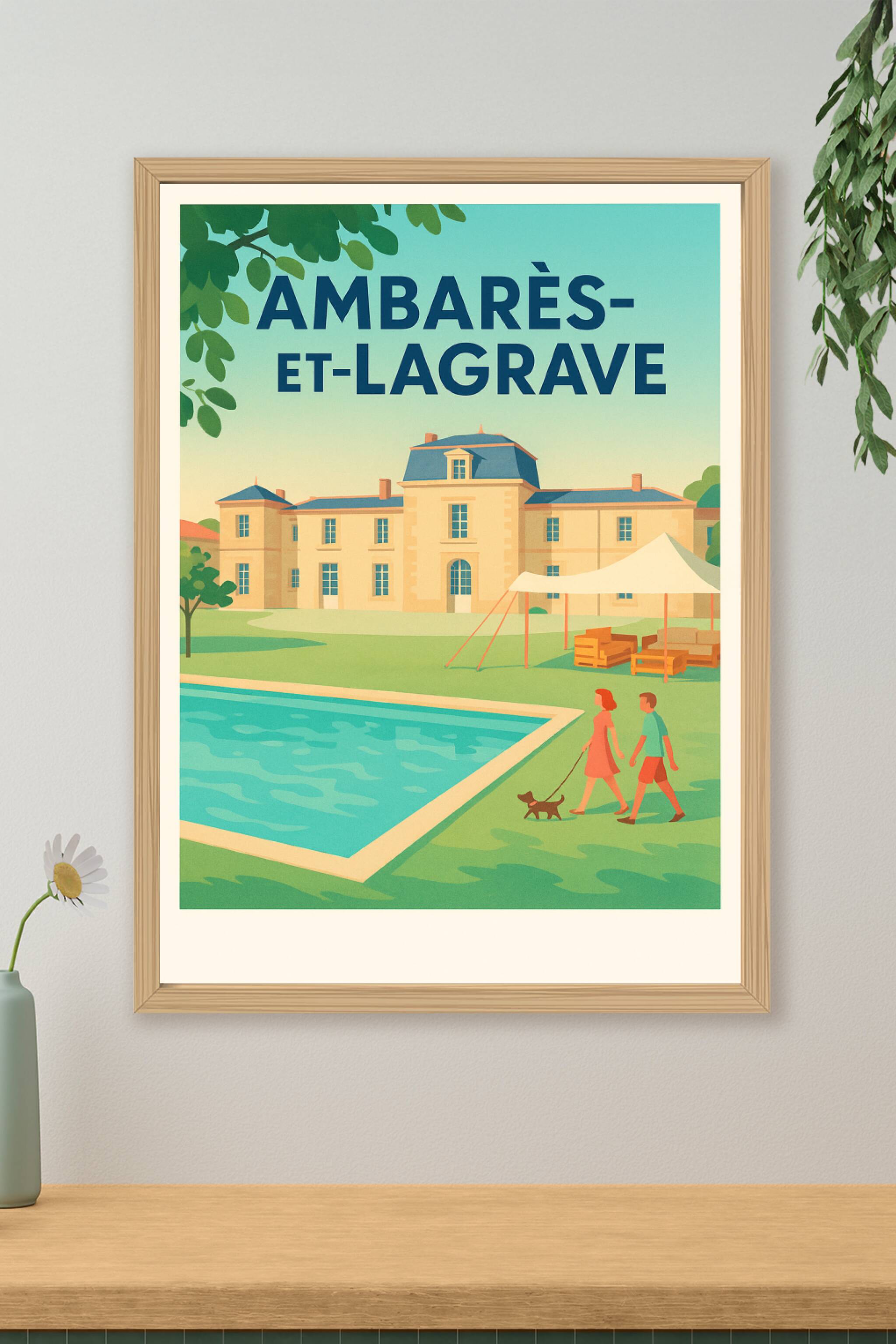 Affiche de Ambarès-et-Lagrave - Évasion et douceur de vivre
