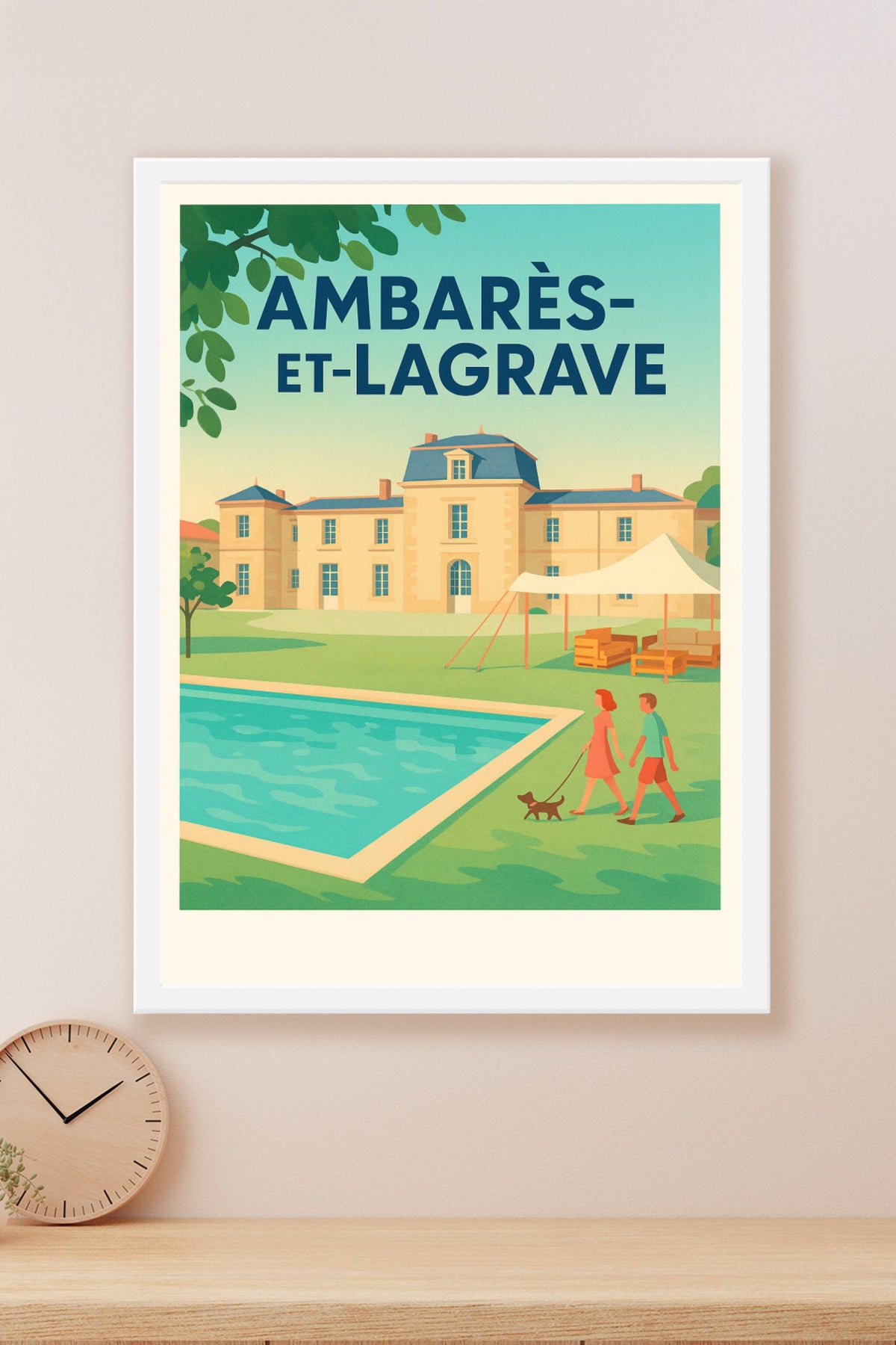 Affiche de Ambarès-et-Lagrave - Évasion et douceur de vivre