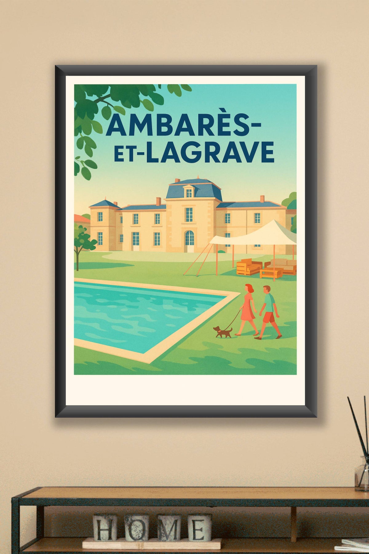 Affiche de Ambarès-et-Lagrave - Évasion et douceur de vivre