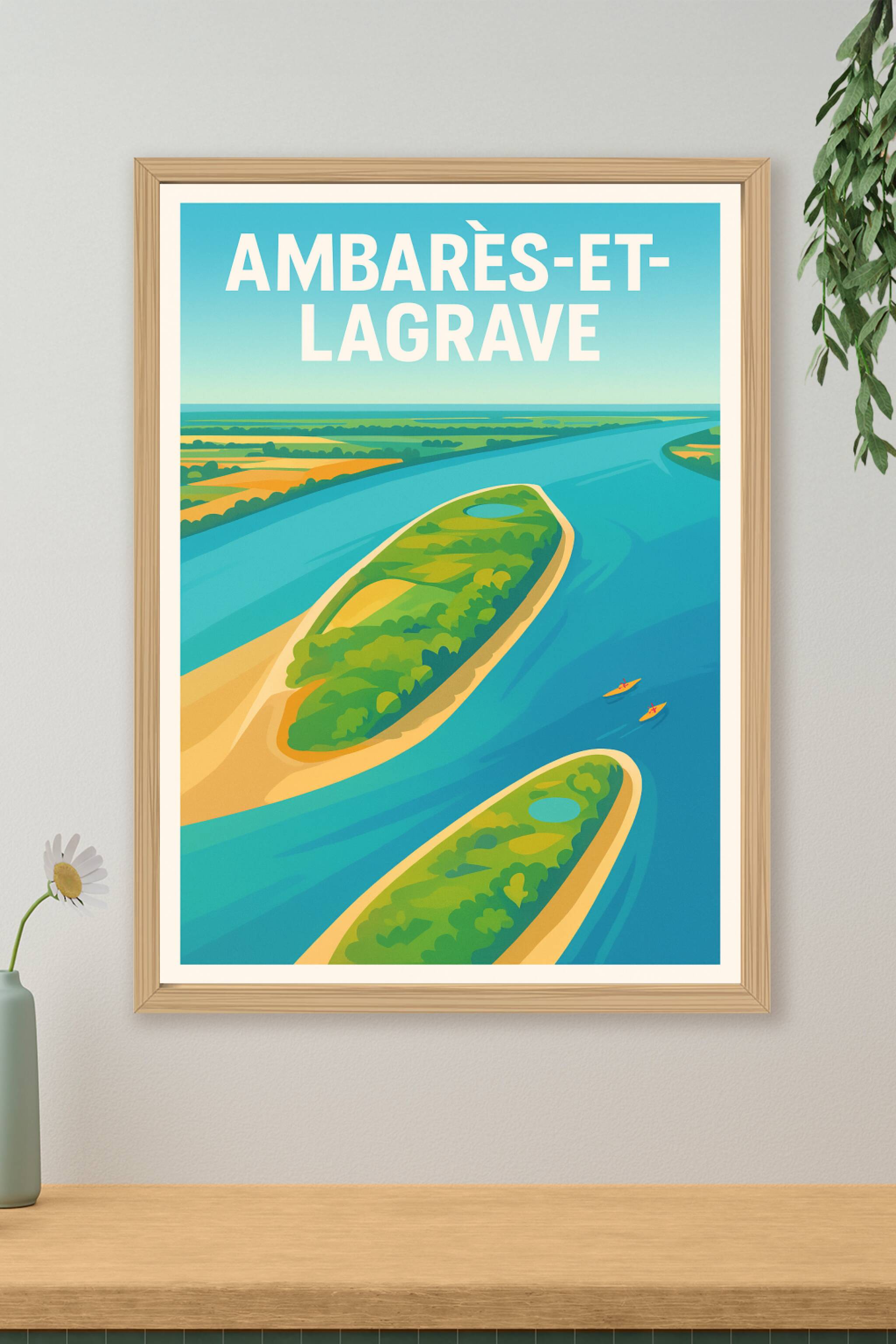 Affiche de Ambarès-et-Lagrave - Évasion fluviale en pleine nature