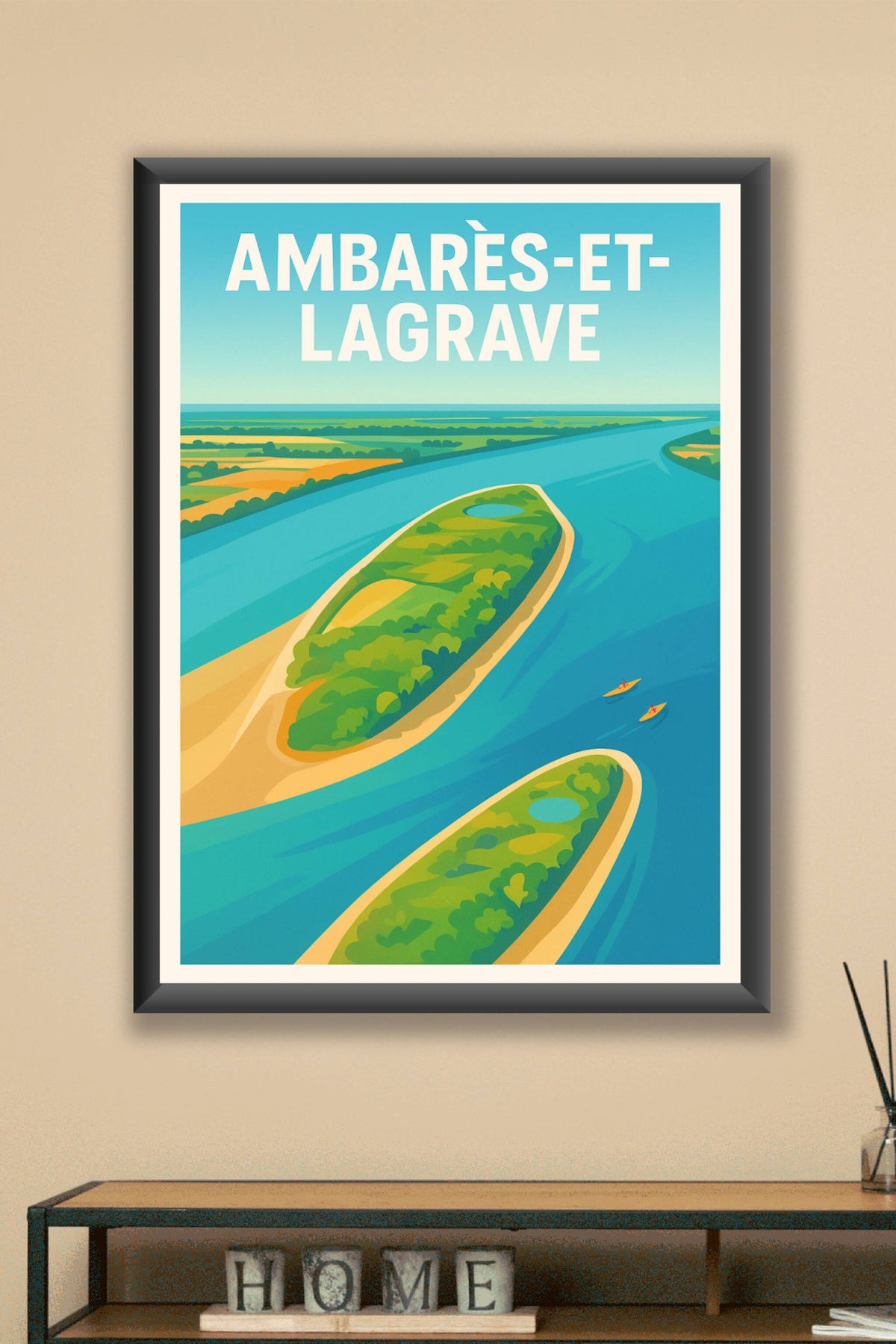 Affiche de Ambarès-et-Lagrave - Évasion fluviale en pleine nature
