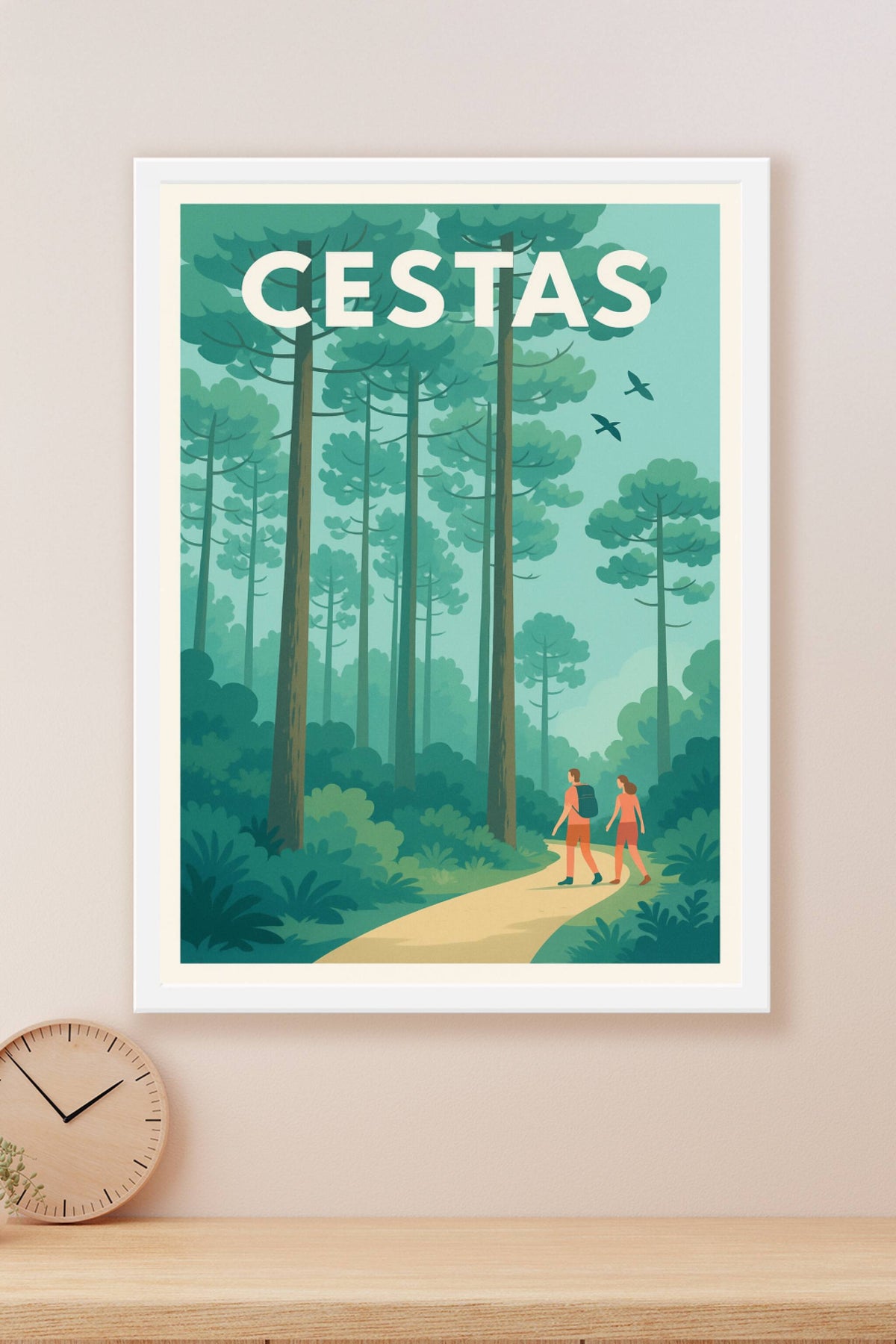 Affiche de Cestas - Évadez-vous en pleine nature