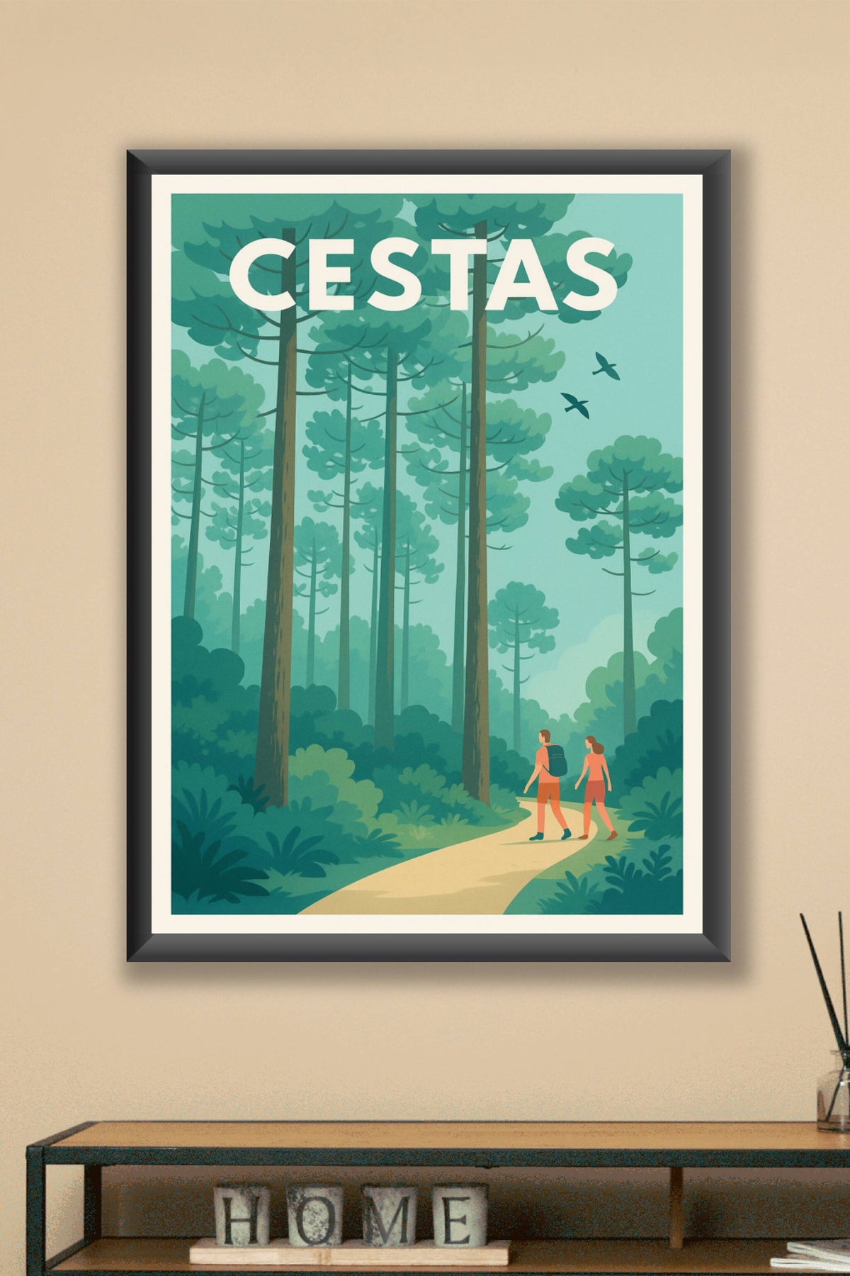 Affiche de Cestas - Évadez-vous en pleine nature