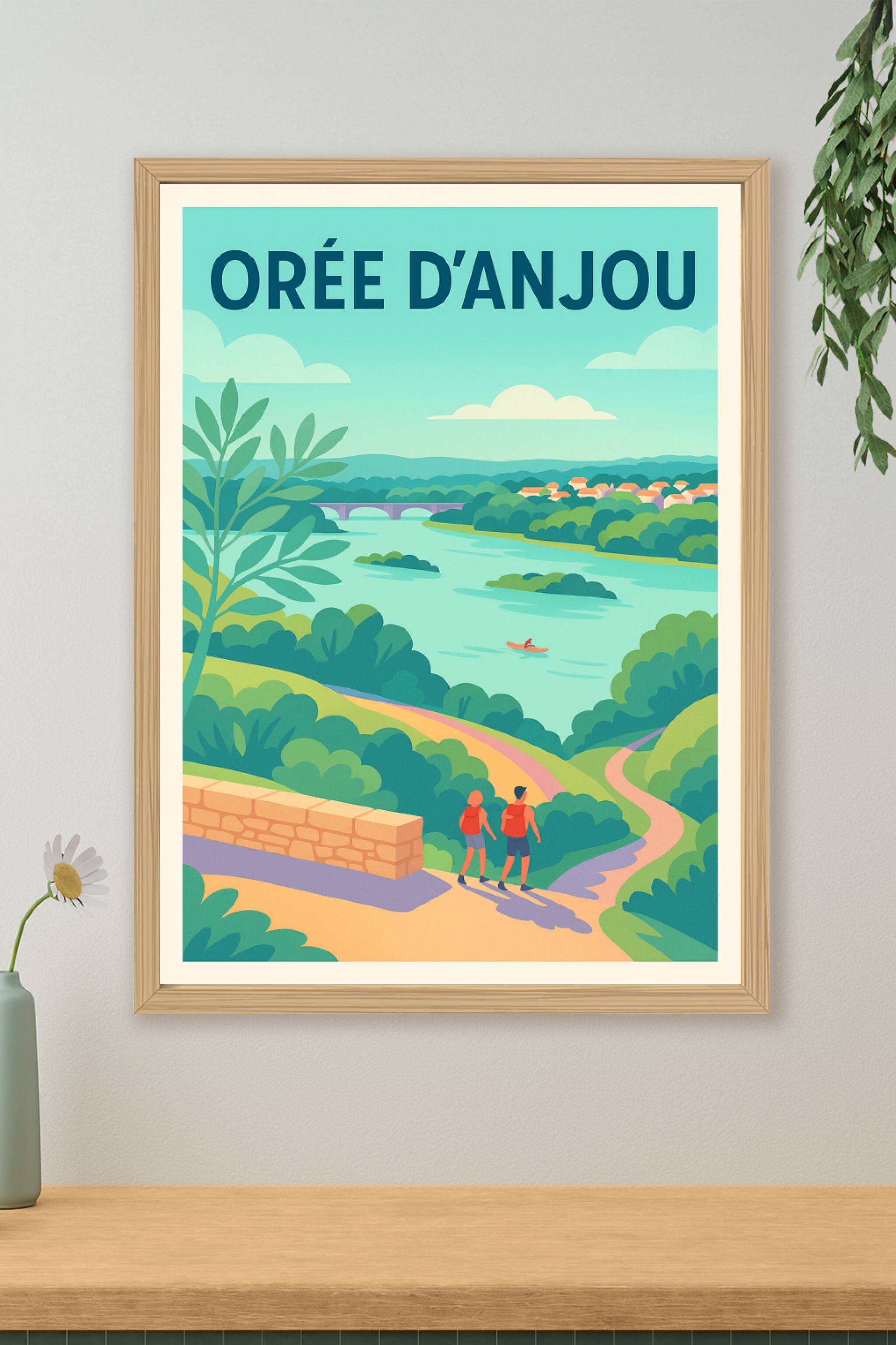 Affiche de Orée d'Anjou - Évasion nature au bord de l'eau