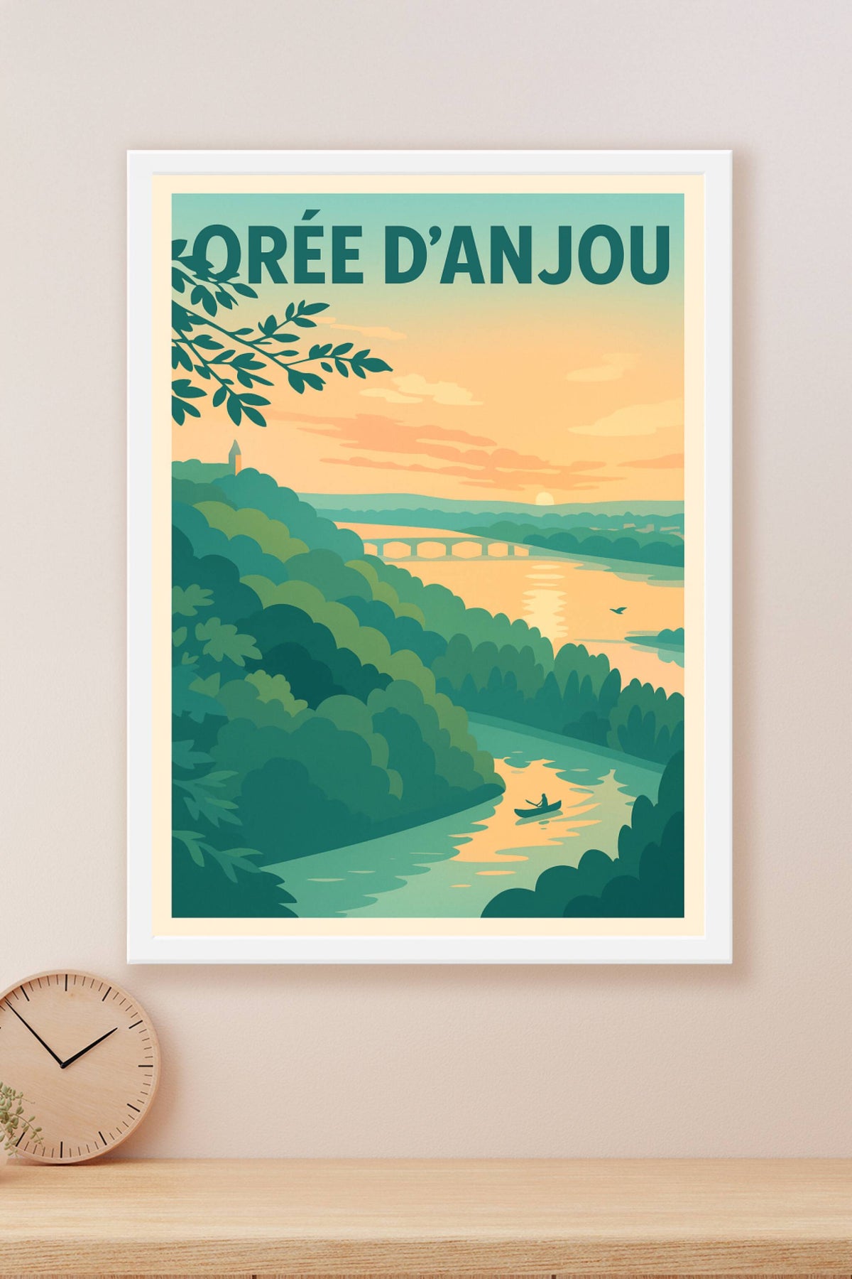 Affiche de Orée d'Anjou - Tranquillité au fil de l'eau
