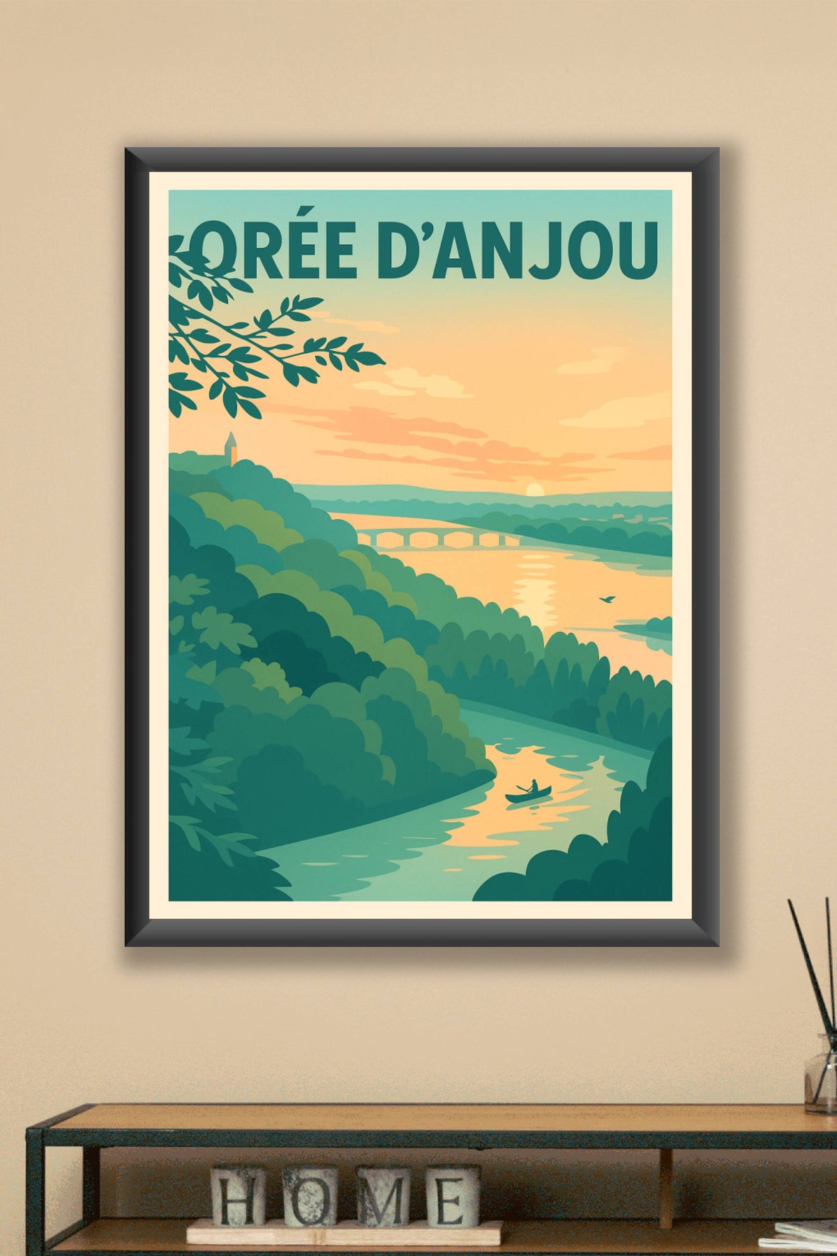Affiche de Orée d'Anjou - Tranquillité au fil de l'eau