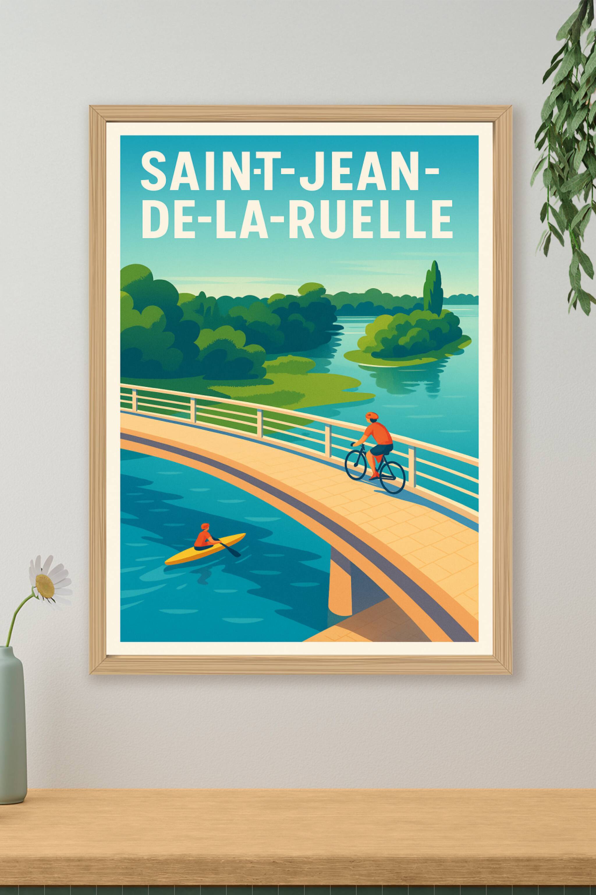 Affiche de Saint-Jean-de-la-Ruelle - L'évasion au fil de l'eau