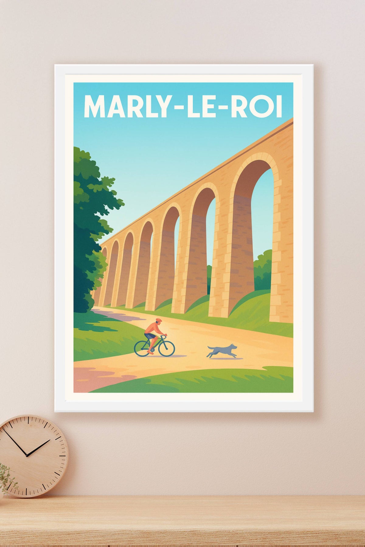 Affiche de Marly-le-Roi - Évasion et Nature sous l'Aqueduc