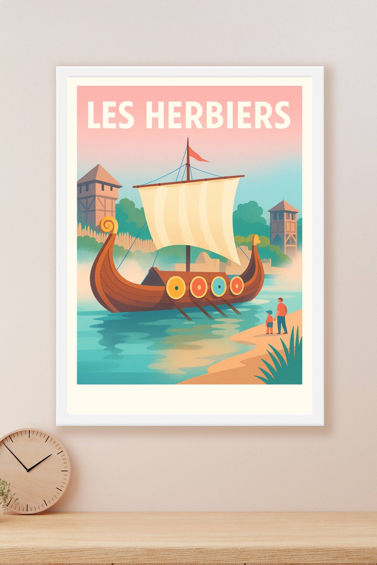 Affiche de Les Herbiers - Voyage au temps des drakkars