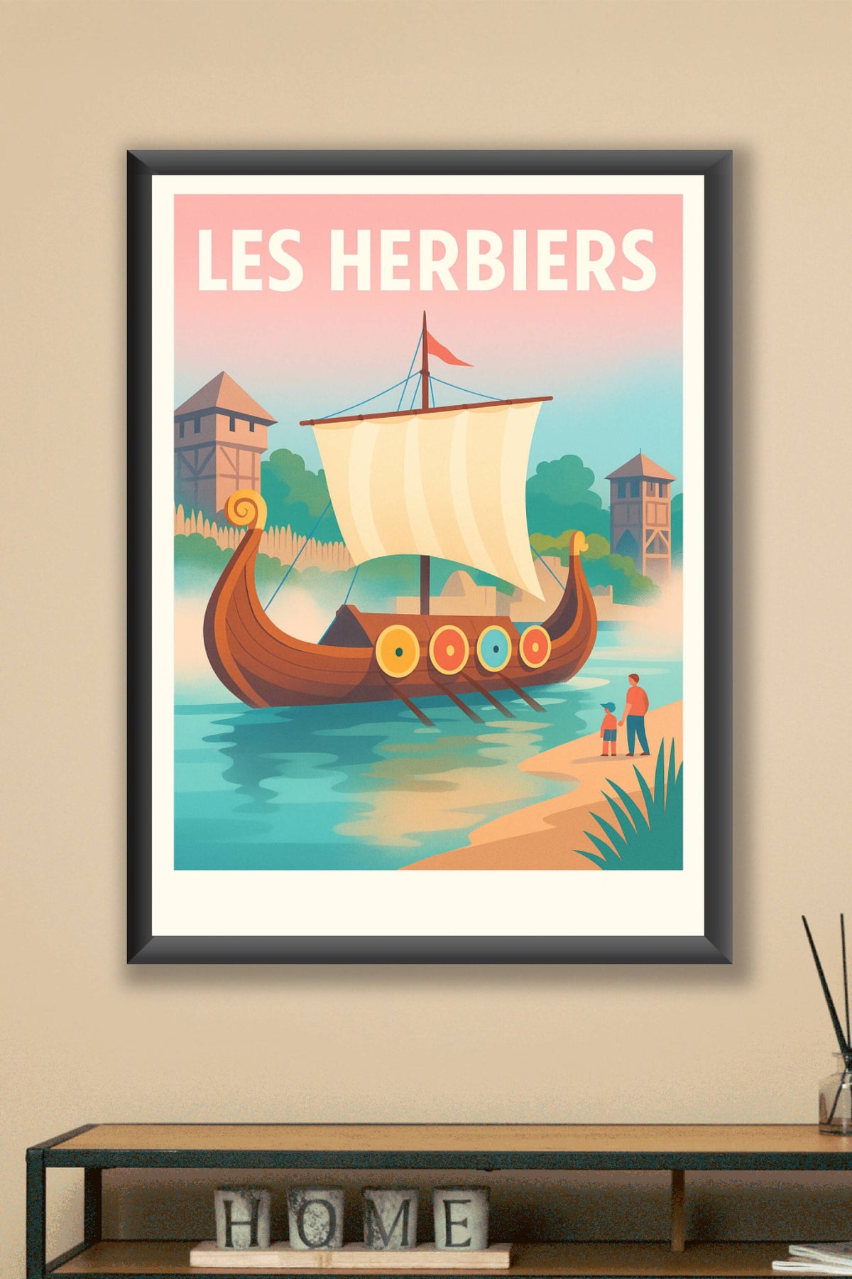 Affiche de Les Herbiers - Voyage au temps des drakkars
