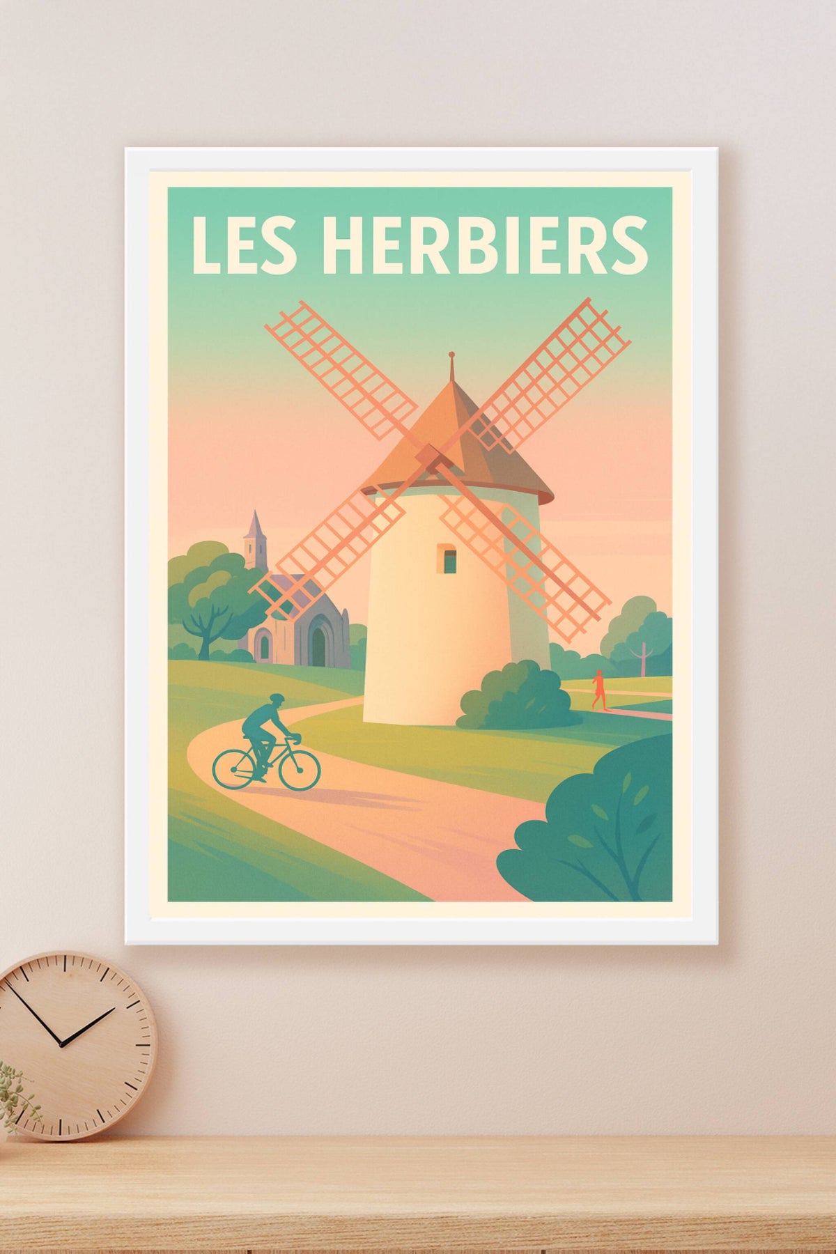 Affiche de Les Herbiers - Douceur et nature au moulin emblématique